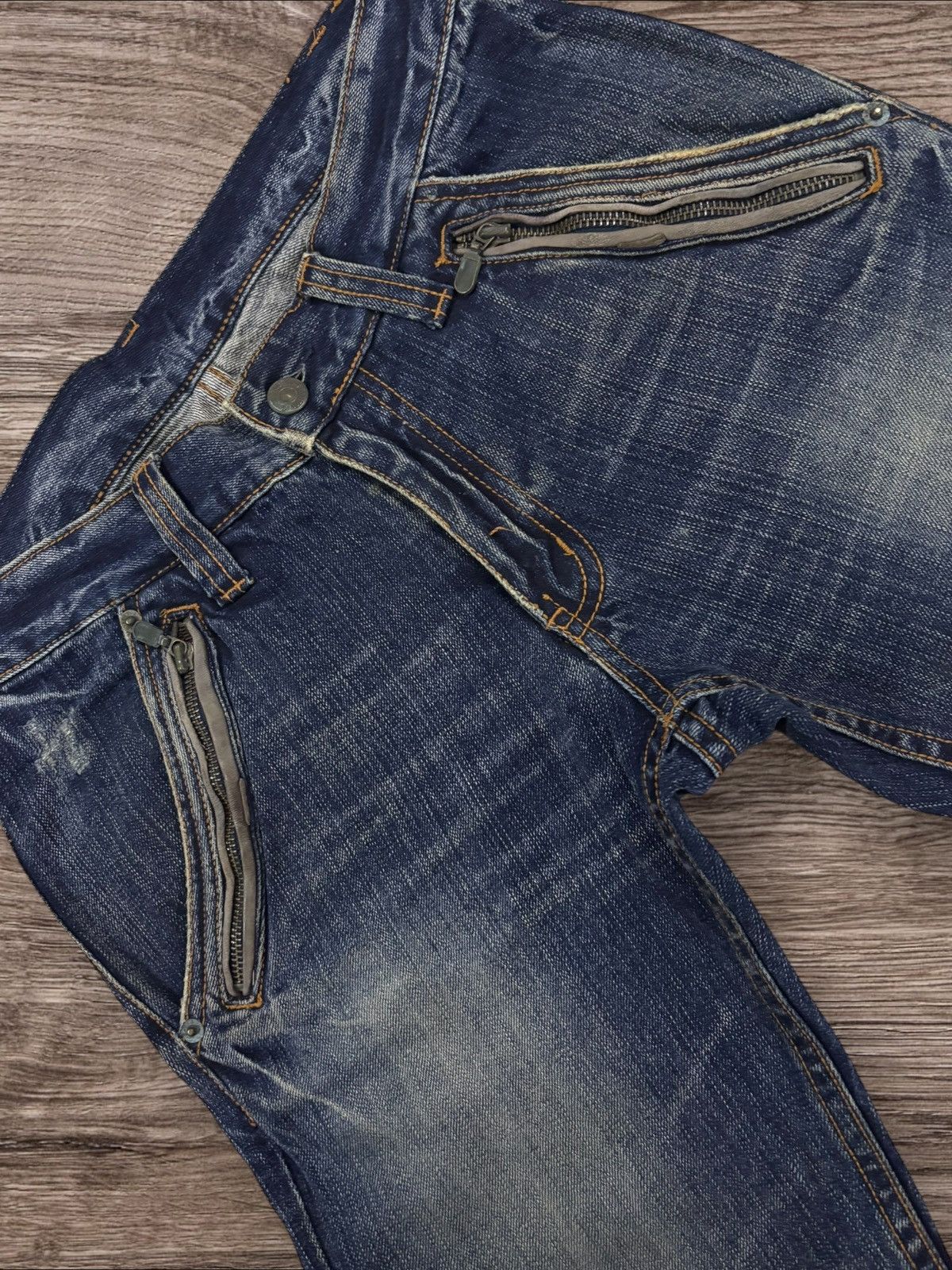 PPFM PPFM Grunge Heavy Whisker Jeans Size US 30 / EU 46 - 4 Thumbnail