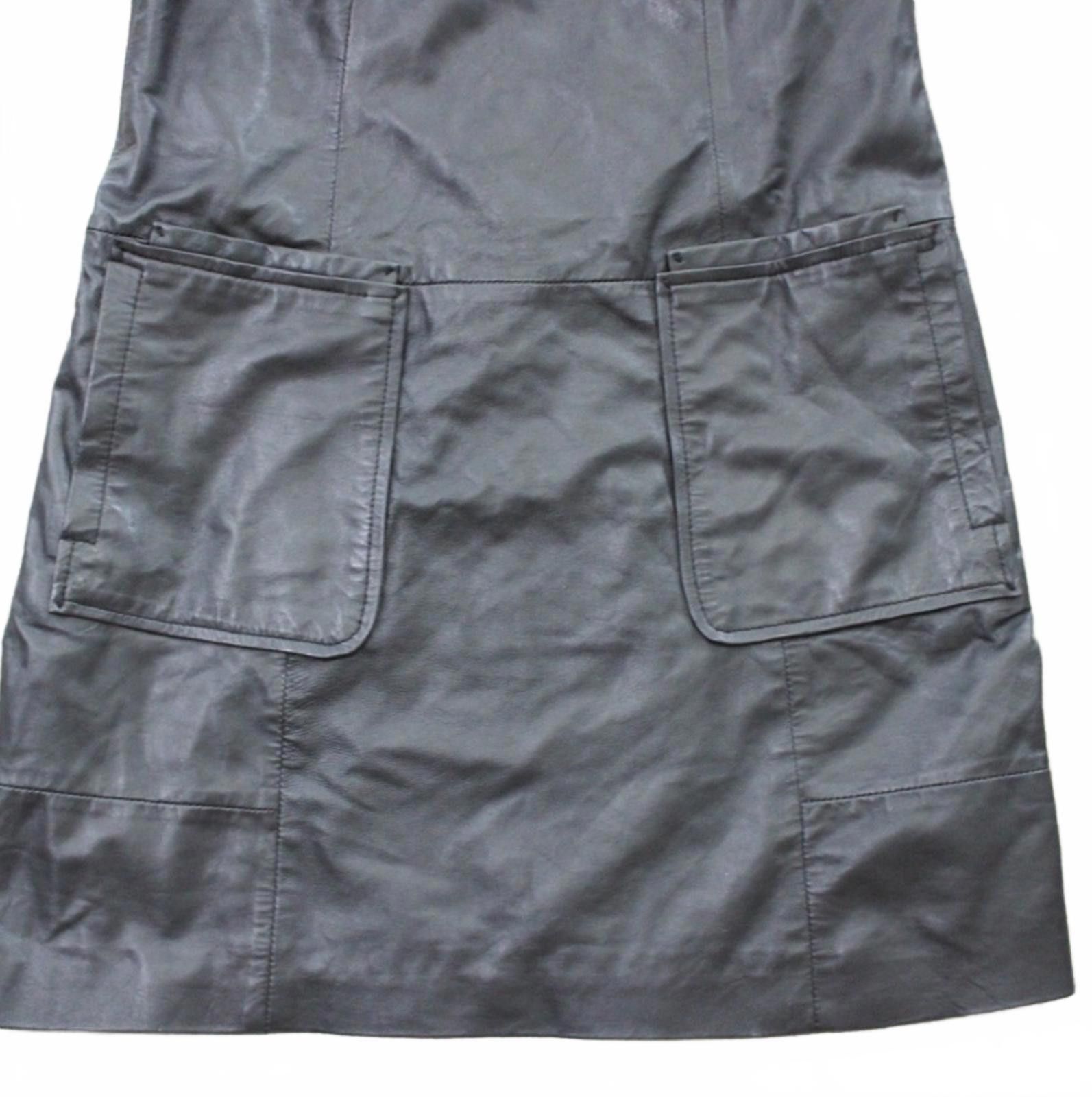 Other Etcetera size 4 Sleeveless Leather Dress with Front Pockets Size S / US 4 / IT 40 - 5 Thumbnail