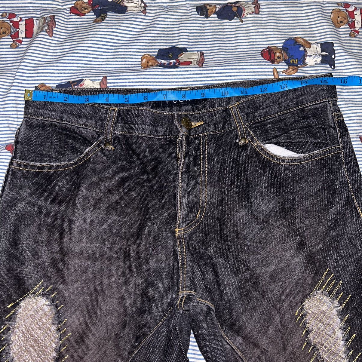 GOSTAR DE FUGA Fuga Super Flared Rockstar Jeans Size US 31 - 21 Thumbnail