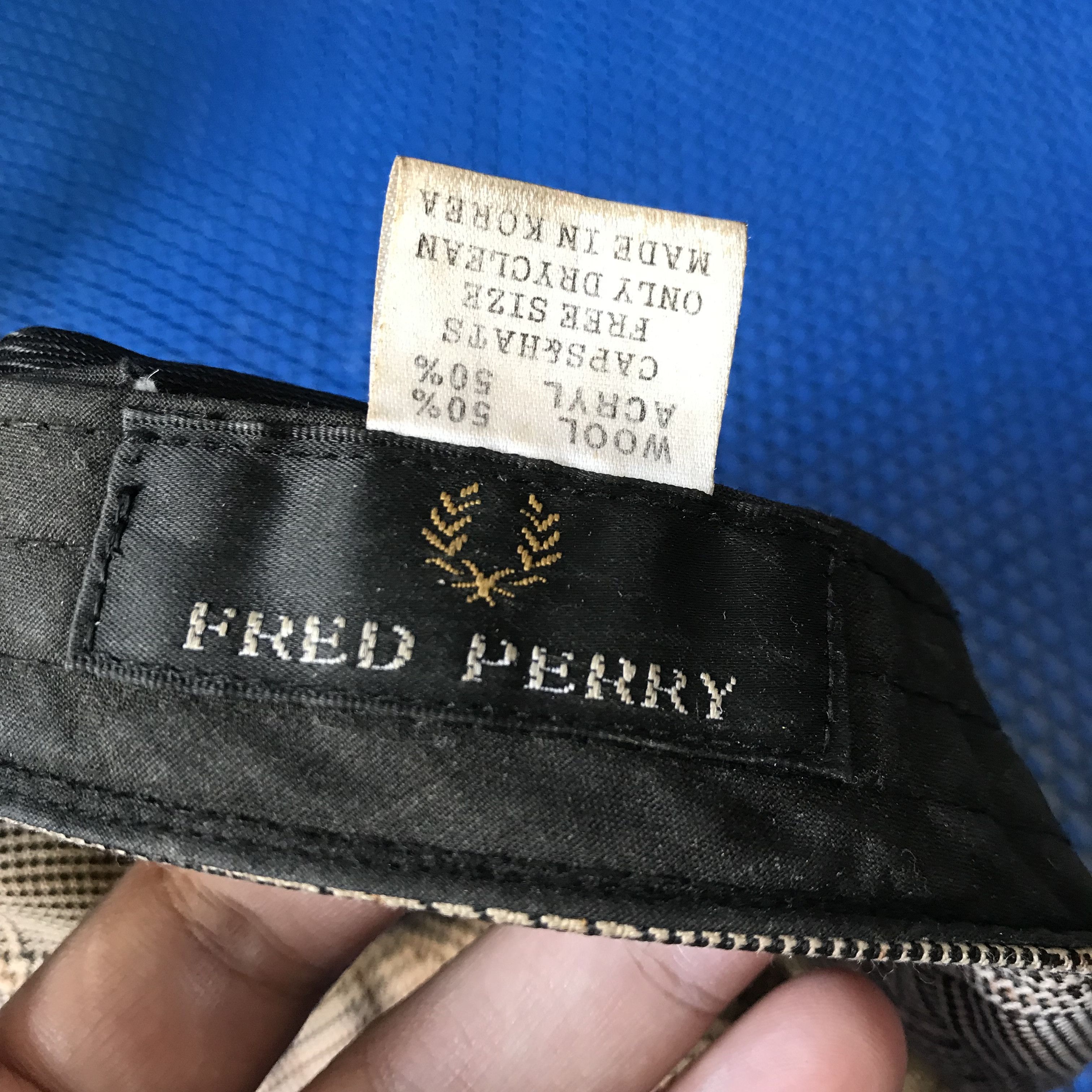 Fred Perry Fredperry Fred perry Prince of wales Pattern nova check cap Size ONE SIZE - 8 Thumbnail