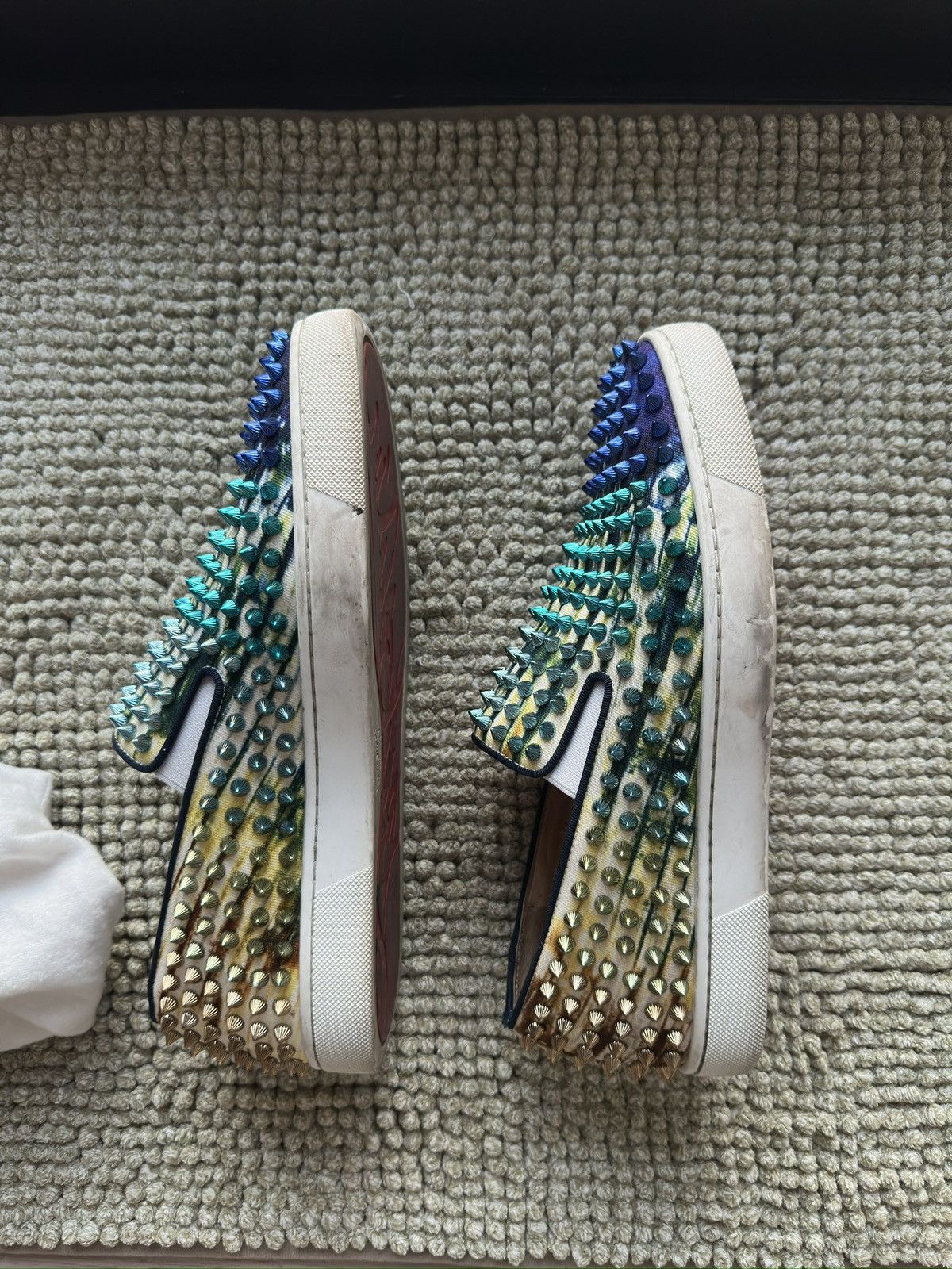 Christian Louboutin Christian Louboutin Roller Boat Flat Multi Colour Size US 7.5 / EU 40-41 - 2 Thumbnail