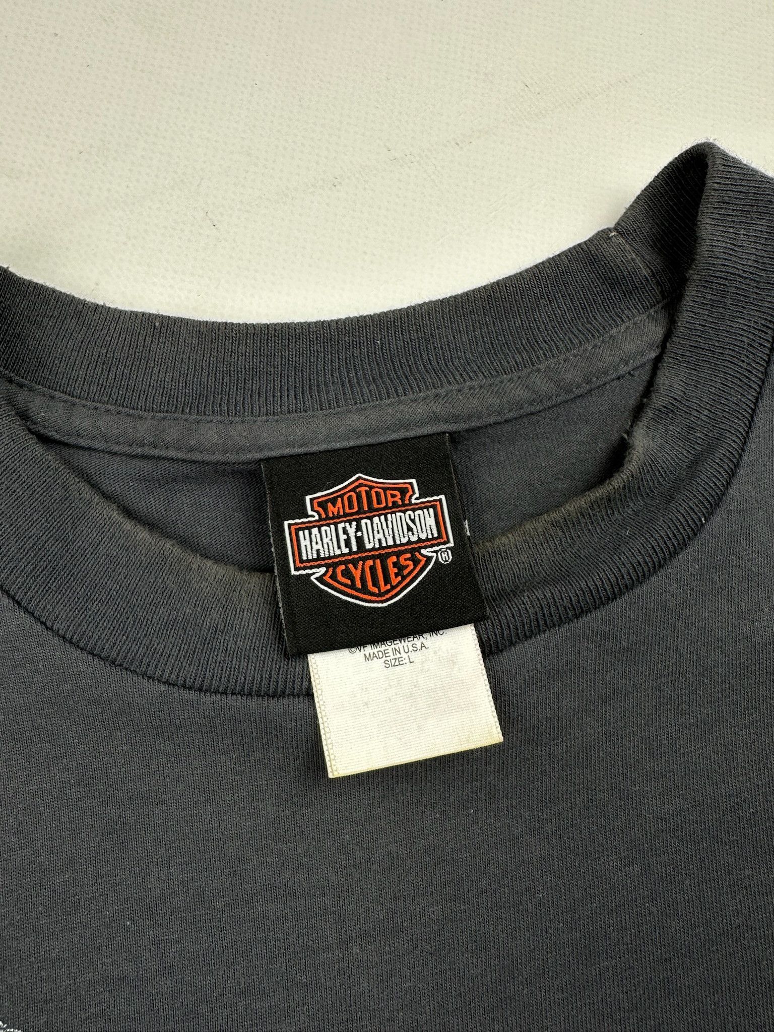 Harley Davidson Vintage Harley Davidson Eagle T-shirt Size US L / EU 52-54 / 3 - 3 Thumbnail