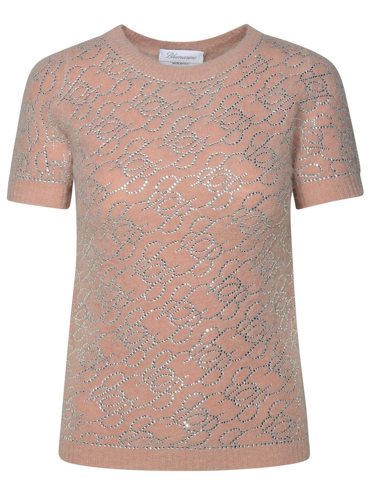 image of Blumarine Pink Wool Blend Sweater, Women's (Size Medium)