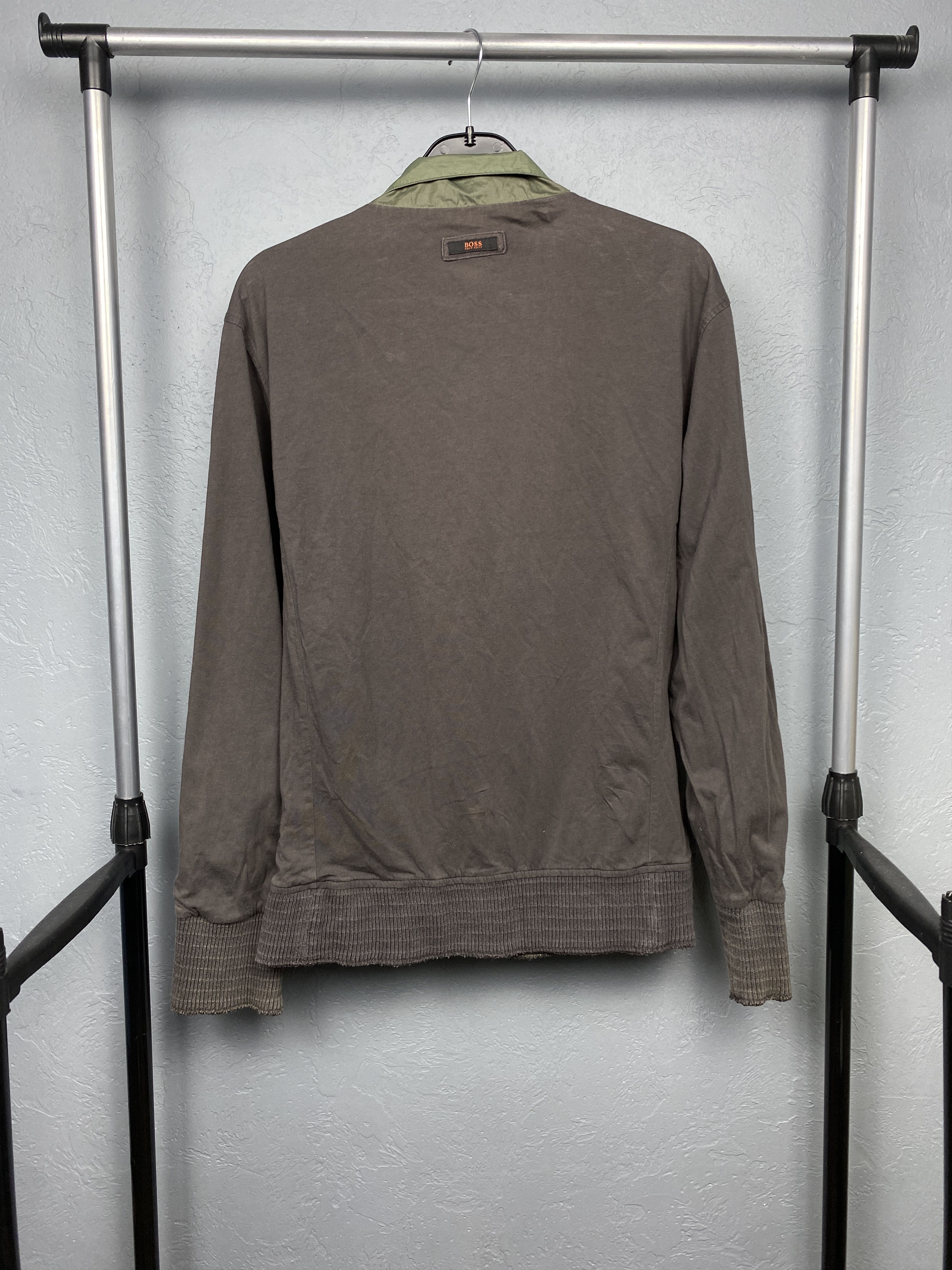 Hugo Boss × Vintage Hugo Boss Vintage Mens Reversible Nylon-Cotton Jacket Size US L / EU 52-54 / 3 - 9 Thumbnail