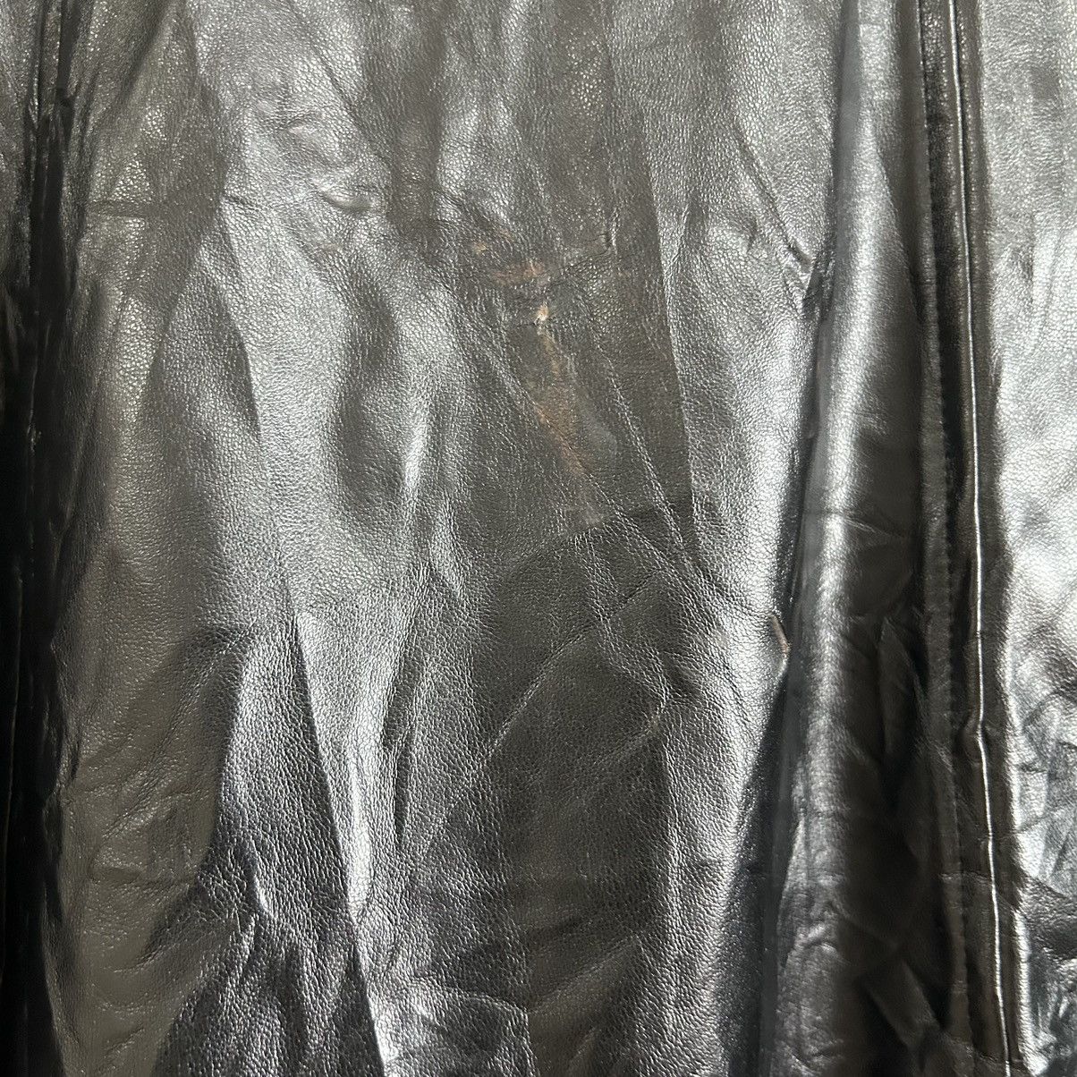 Vintage GU Japanese Synthetic Leather Skirt