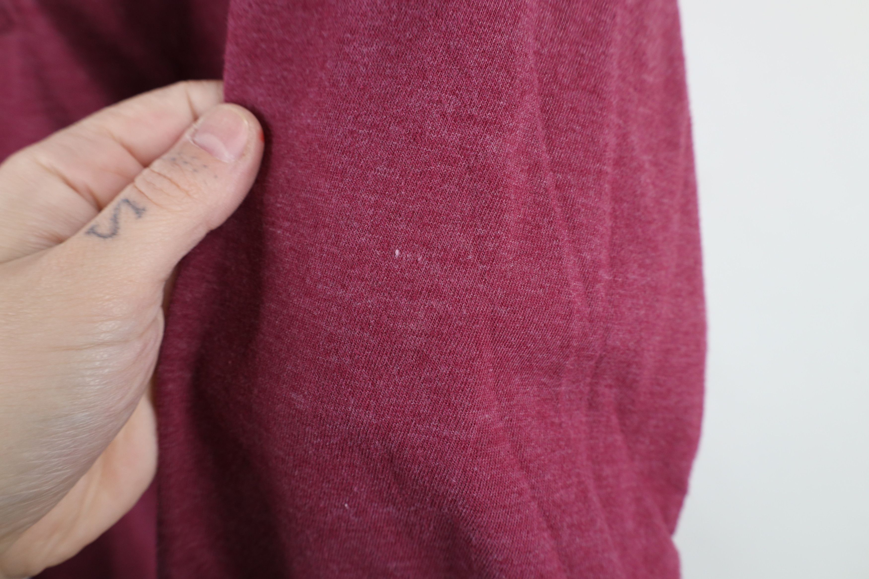 Vintage Vintage 90s Streetwear Blank Long Sleeve Henley T-Shirt Red Size US M / EU 48-50 / 2 - 4 Thumbnail