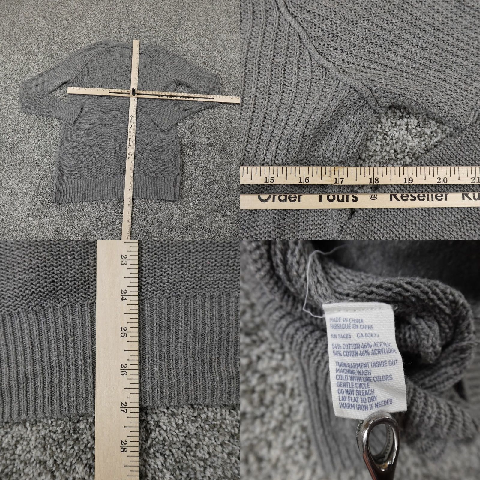 American Eagle Outfitters American Eagle Cardigan Womens S Gray Knit Button Sweater Cardigan Size S / US 4 / IT 40 - 8 Thumbnail