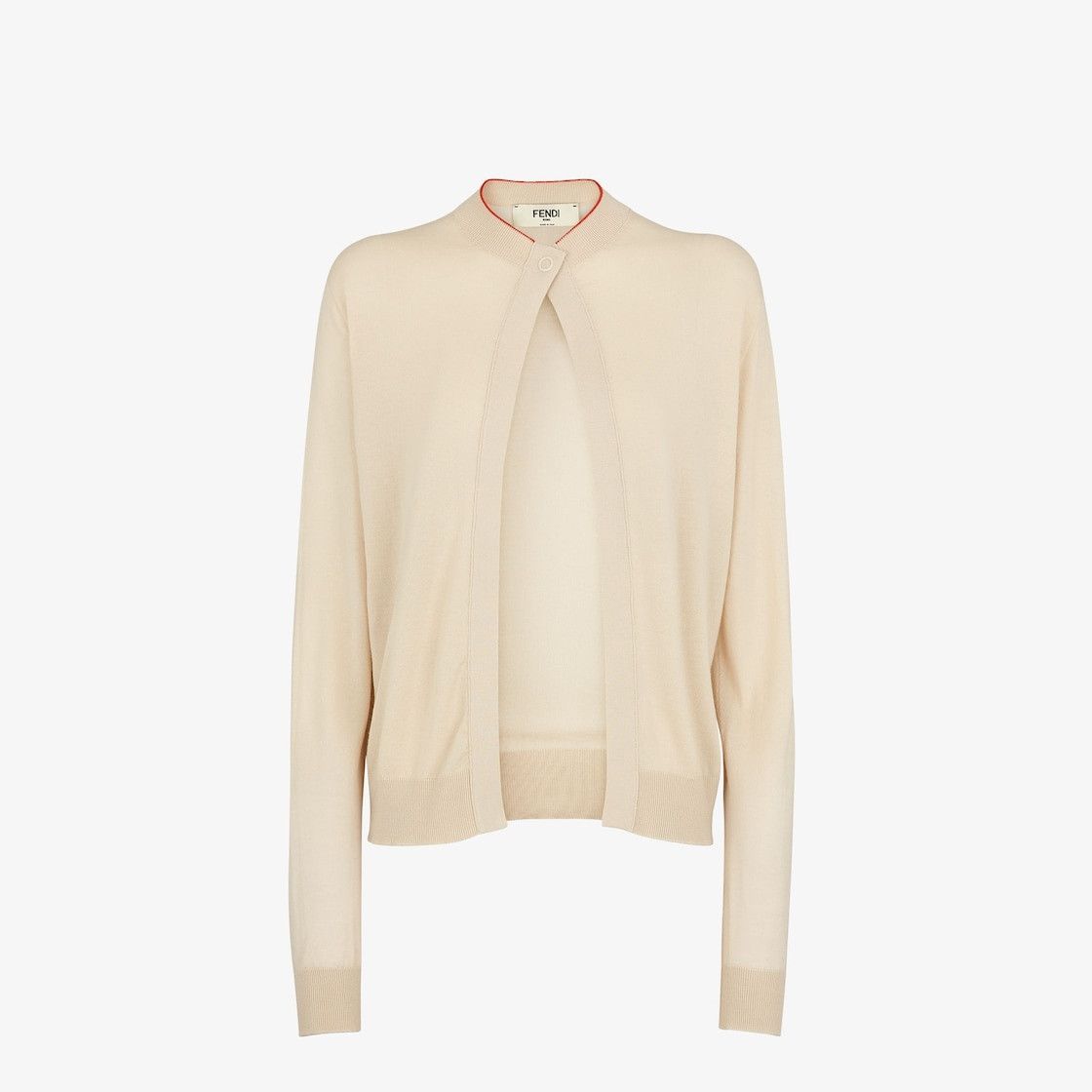 Fendi o1s1wg110925 Cardigan in Beige Size XL / US 12-14 / IT 48-50 - 1 Thumbnail