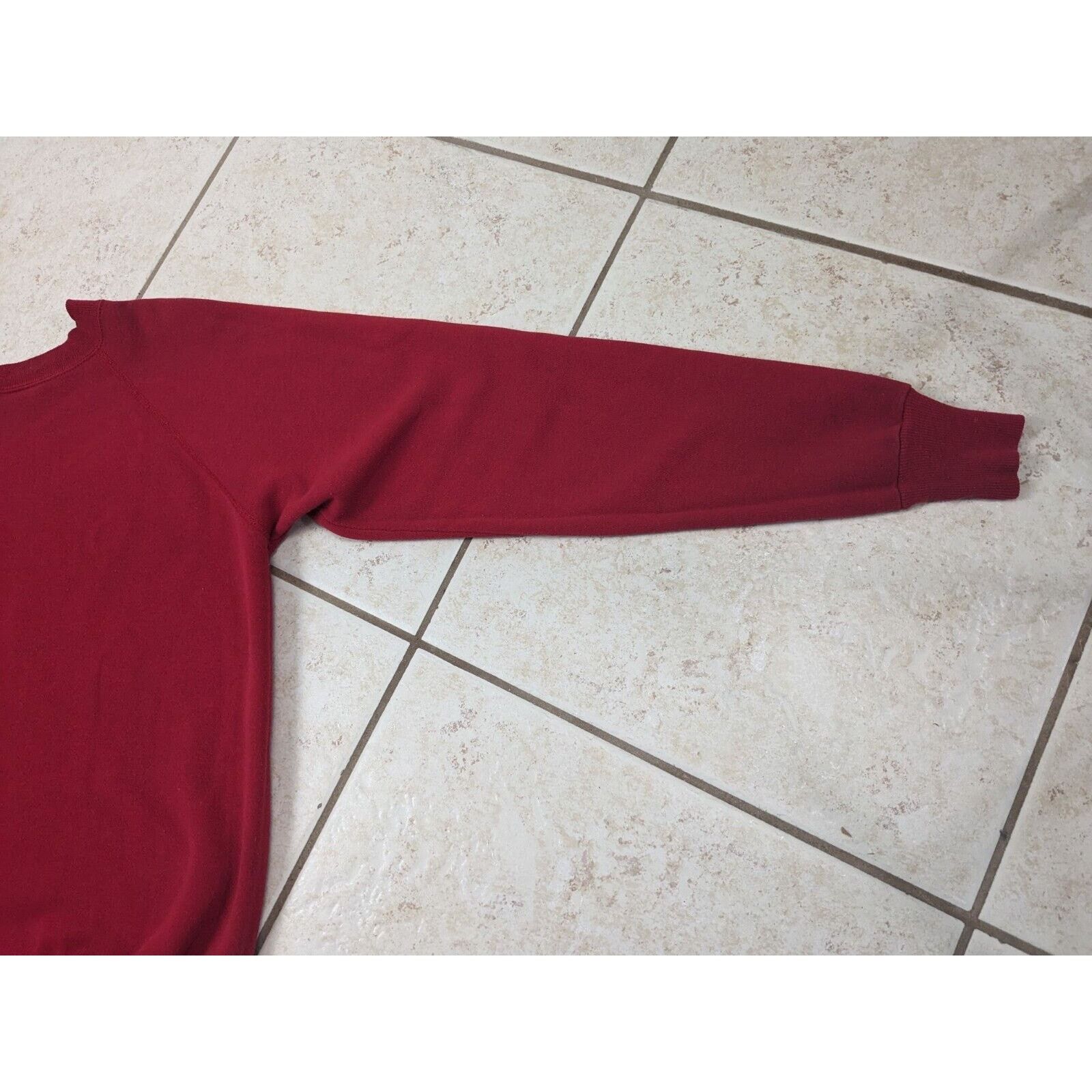 Hanes Vtg Sweatshirt Pannill Hanes Red Raglan Crewneck USA Blank Size US XL / EU 56 / 4 - 11 Thumbnail
