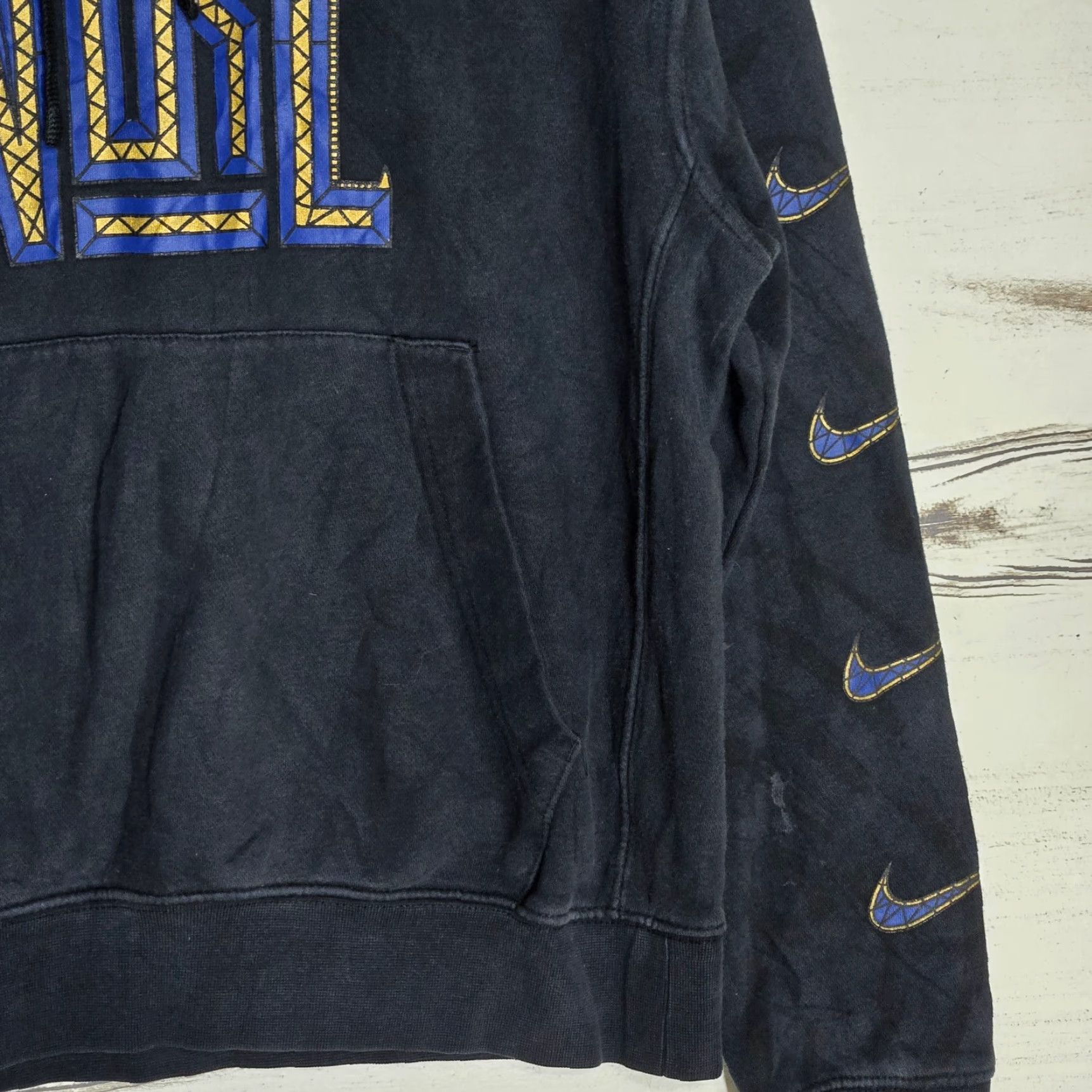 Nike Nike Hoodie Mens Pullover Black Small Logo Athletic Sweatshirt Size US S / EU 44-46 / 1 - 5 Thumbnail