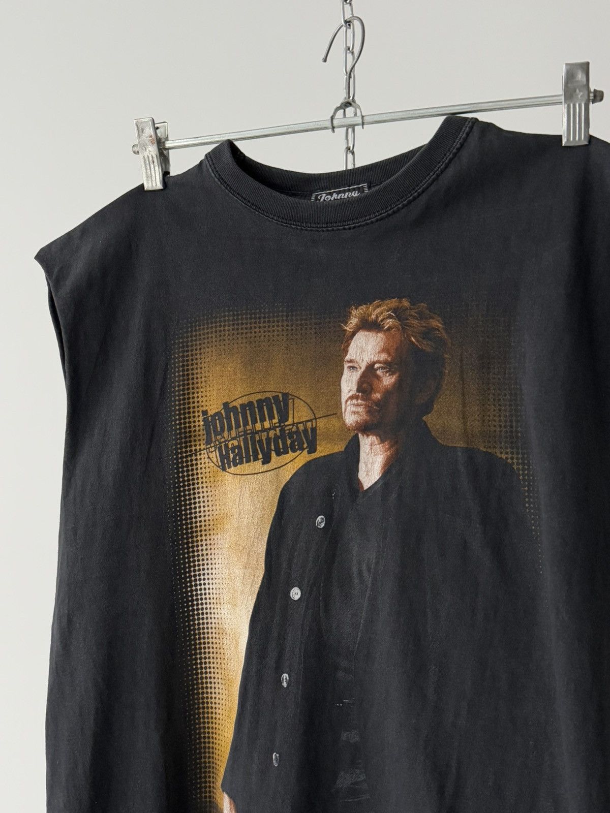 Band Tees × Vintage Vintage 2001 Johnny Hallyday Rock Band T-Shirt Size US M / EU 48-50 / 2 - 2 Thumbnail