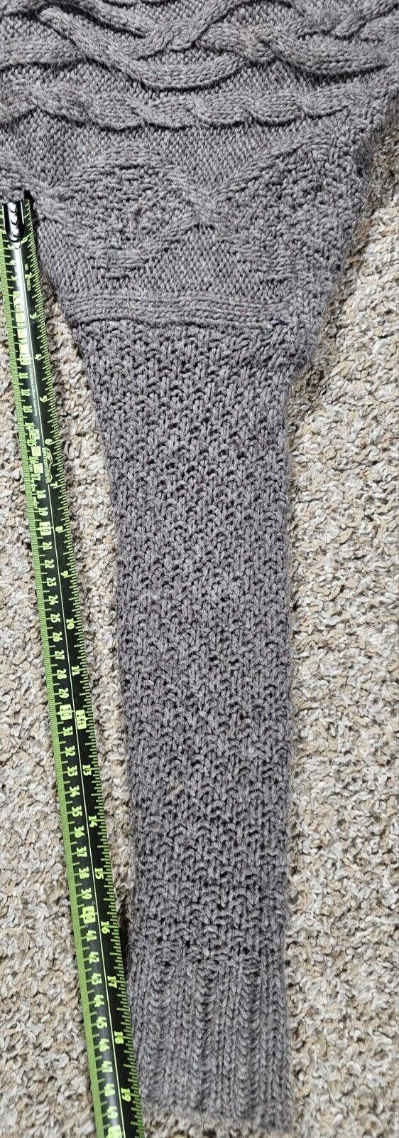 Designer American Eagle XS/S Gray 4 Button Cardigan Knit Wool Blend Size XS / US 0-2 / IT 36-38 - 6 Thumbnail
