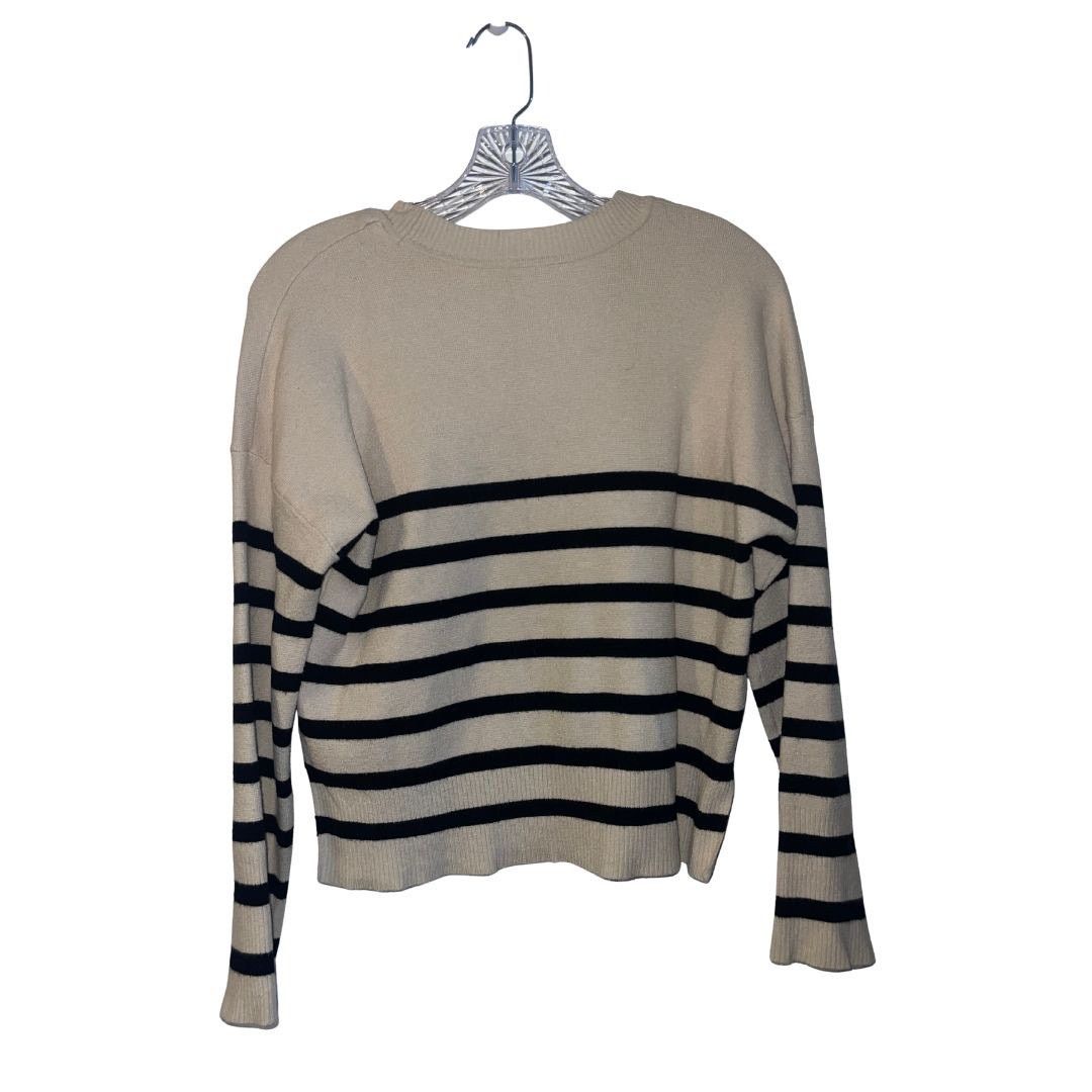 Other For the Republic Knit Cropped Striped Sweater XS Crewneck Size XS / US 0-2 / IT 36-38 - 3 Thumbnail