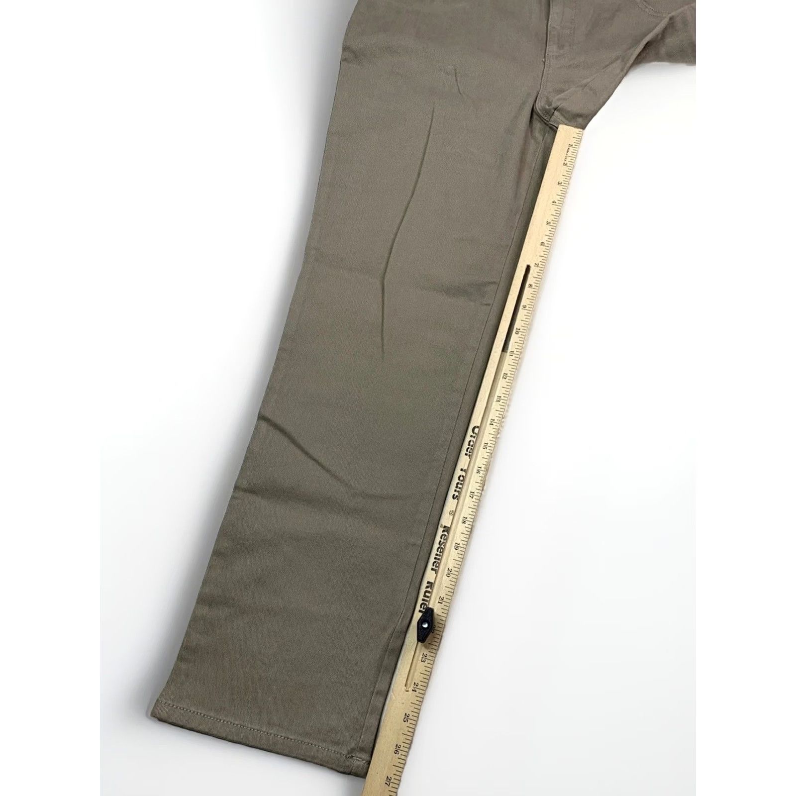 Gloria Vanderbilt Gloria Vanderbilt Amanda Slimming Jean Womens Classic Rise Tapered Beige Size 8 Denim Cotton Blend Zip Mid 8.5-10.5 Mens? Women? Size 30" / US 8 / IT 44 - 2 Thumbnail