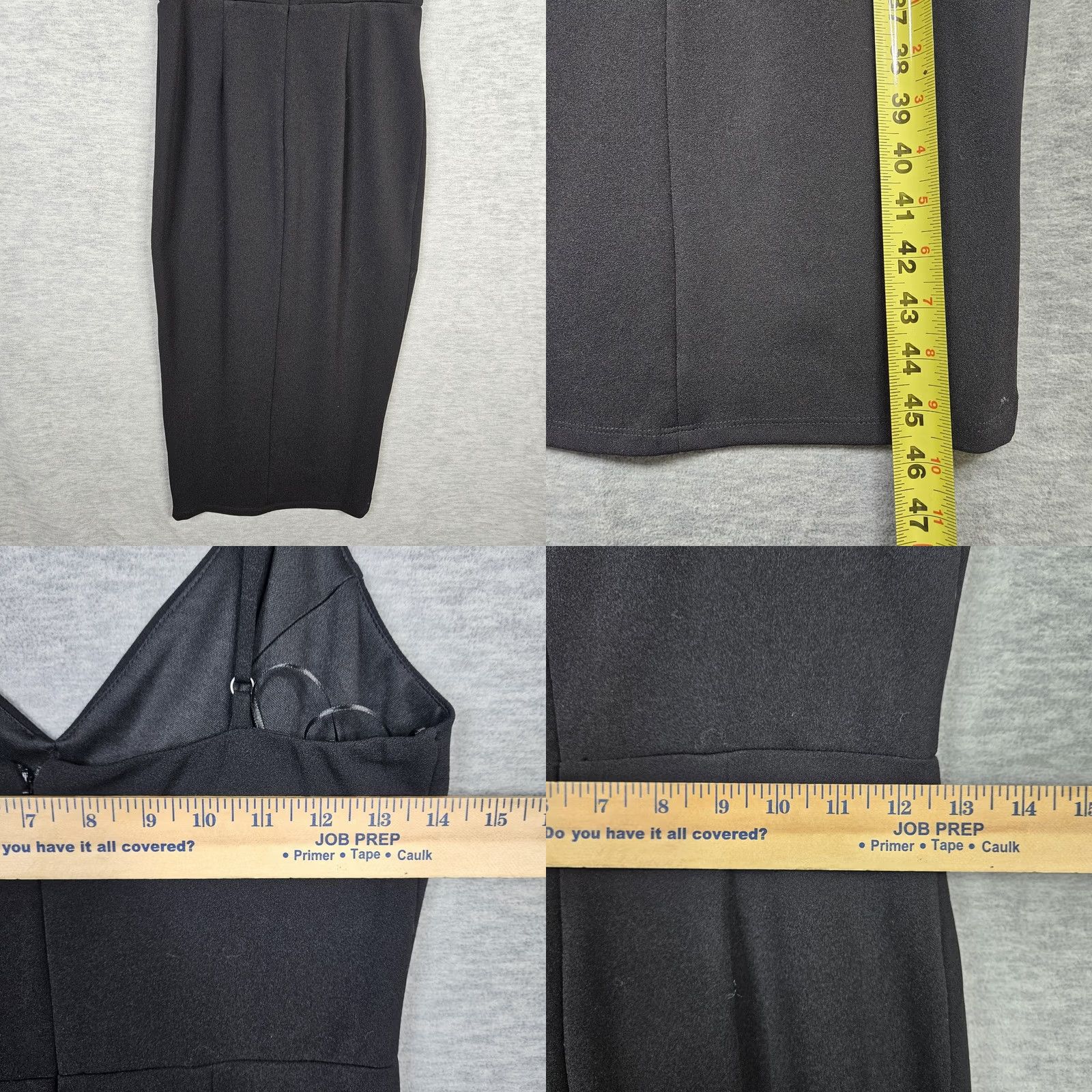 Vintage Socialite Women's Black V-neck Dress XS New Size XS / US 0-2 / IT 36-38 - 8 Thumbnail