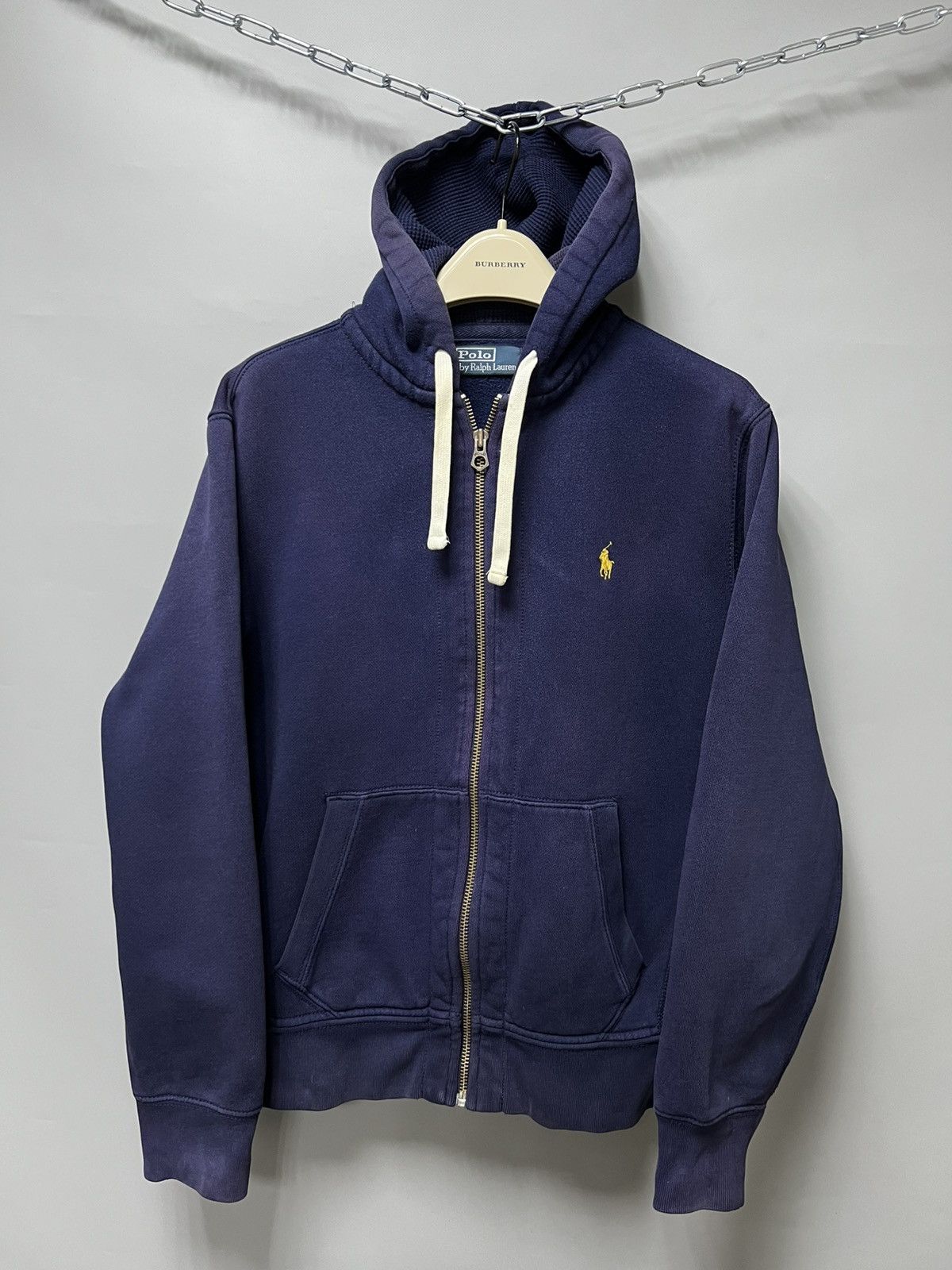 Polo Ralph Lauren × Ralph Lauren × Vintage Vintage Polo Ralph Lauren Hoodie y2k navy Size US M / EU 48-50 / 2 - 1 Thumbnail