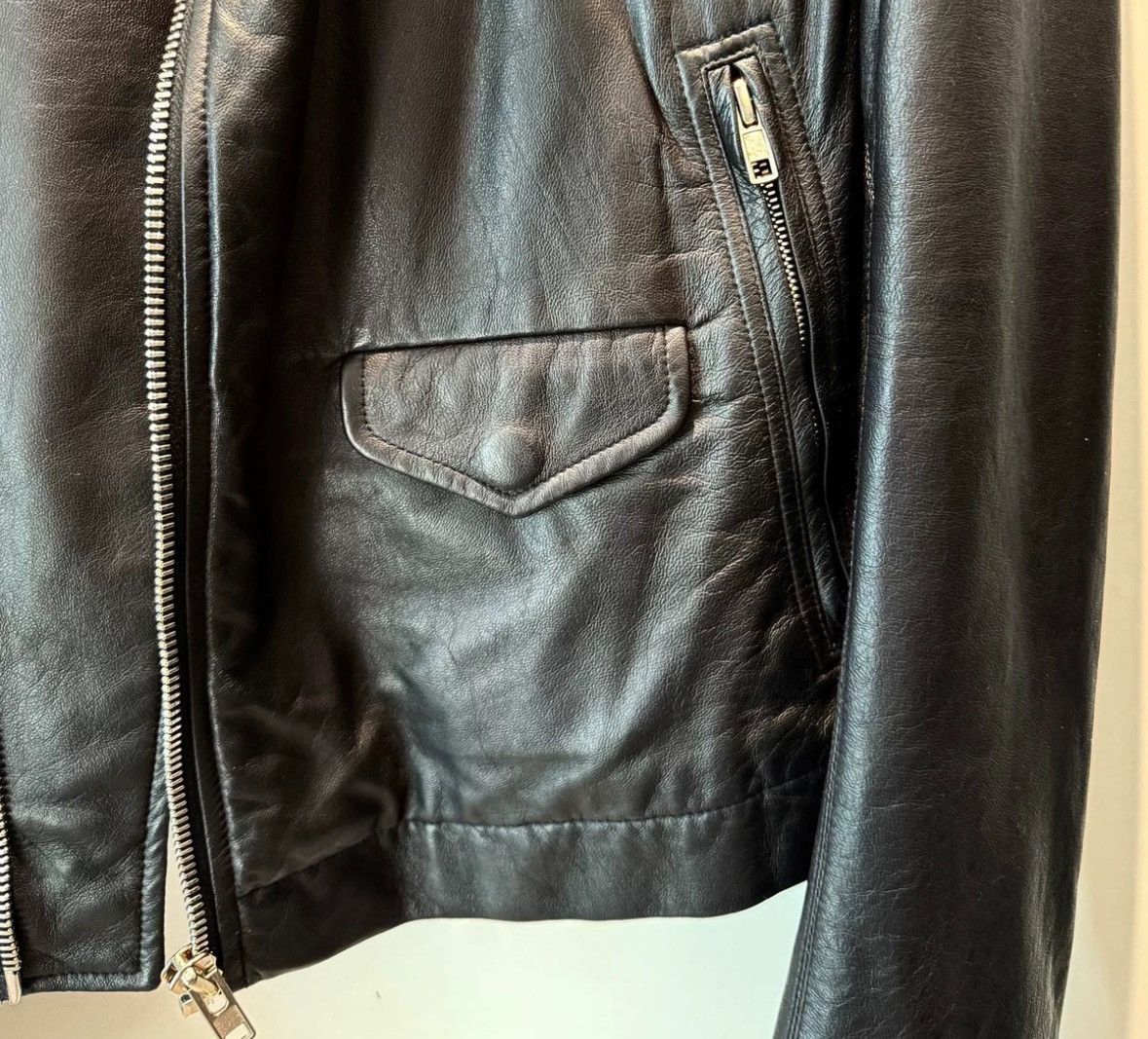 Rick Owens Rick owens black cowhide leather jacket2412-Nextarrow Size US M / EU 48-50 / 2 - 3 Thumbnail