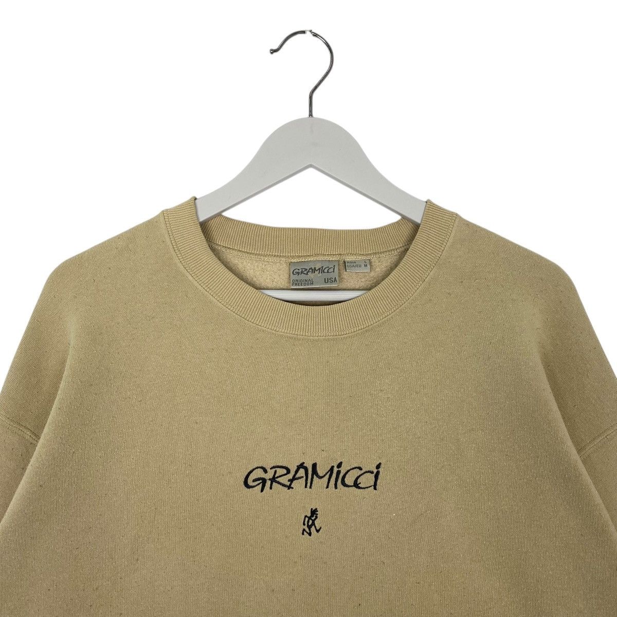 Vintage Vintage Gramicci Crewneck Sweatshirt Beige Pullover Size L Size US L / EU 52-54 / 3 - 4 Thumbnail