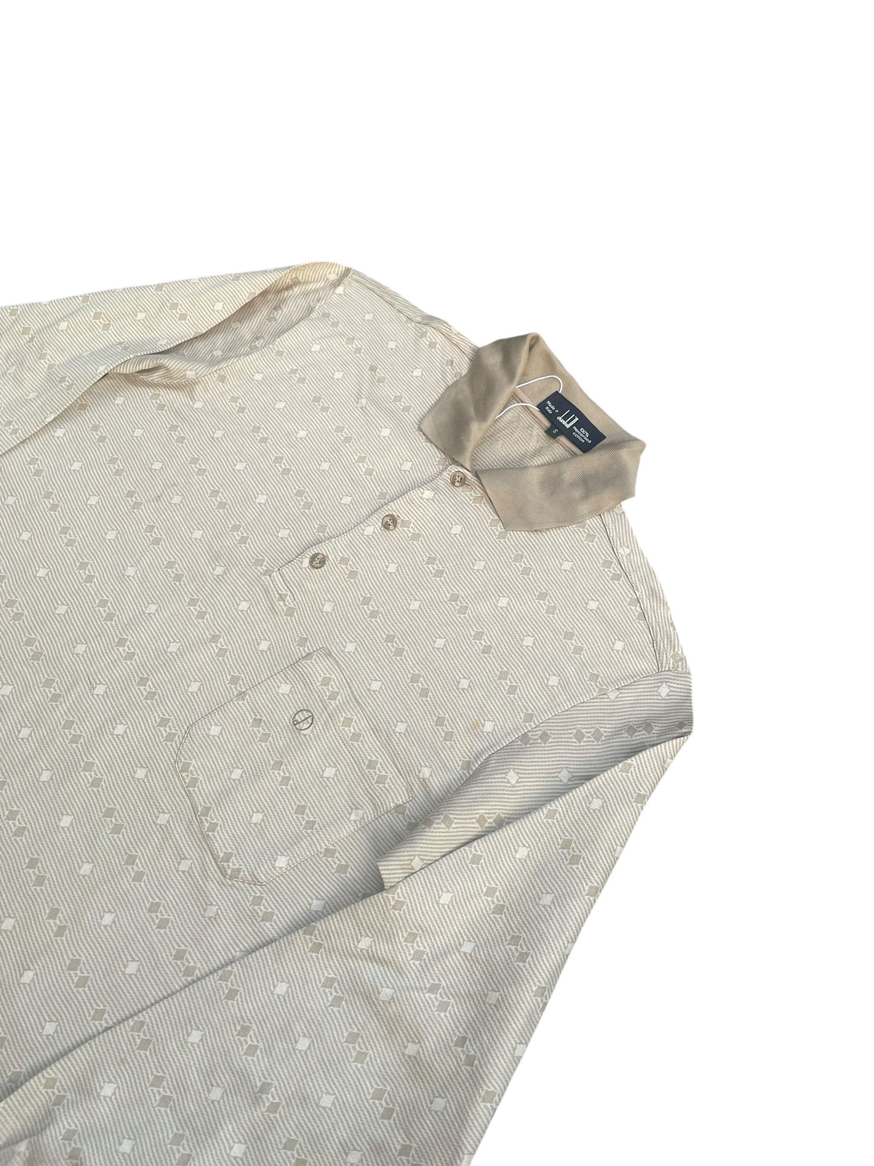 Alfred Dunhill × Designer Vintage Dunhill Polo Tshirt Long Sleeve Size US M / EU 48-50 / 2 - 2 Thumbnail