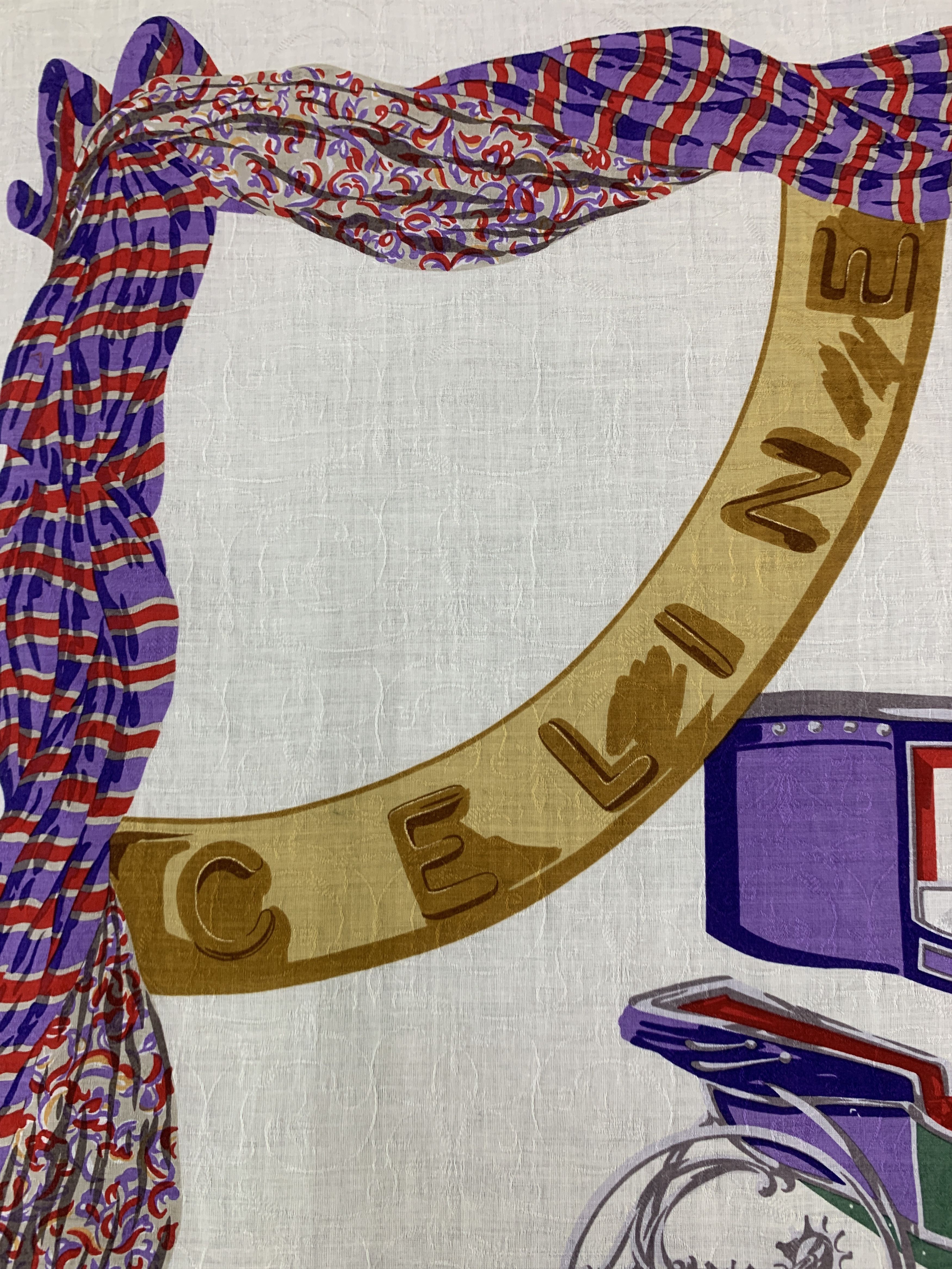 Celine × Vintage Vintage Celine Neckerchief/ Handkerchief - HKA936 Size ONE SIZE - 3 Thumbnail