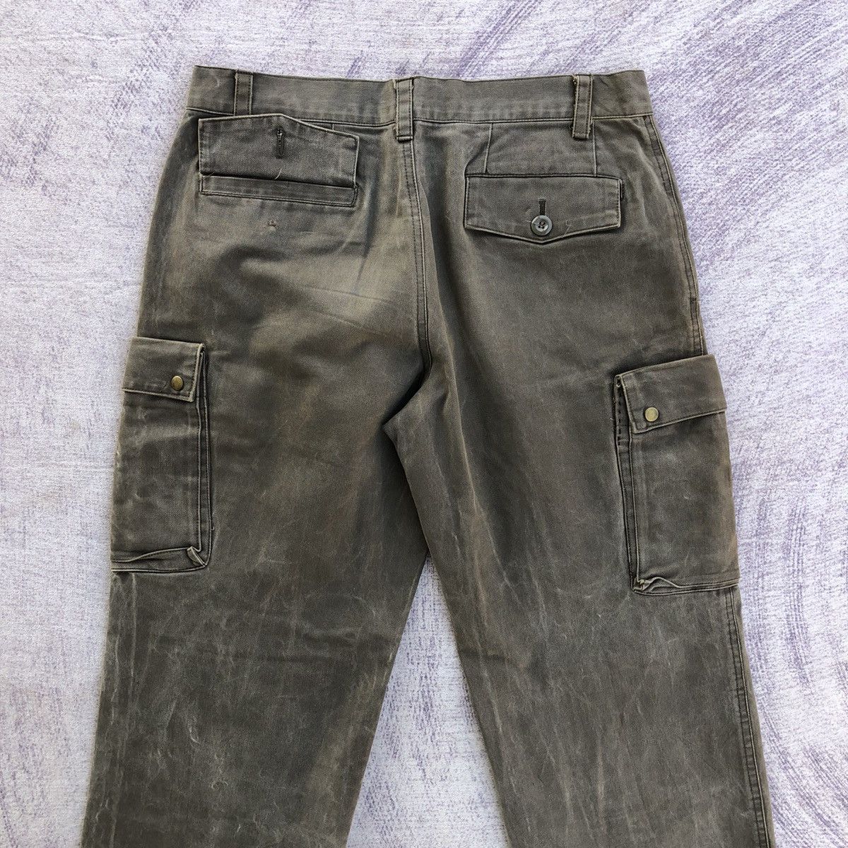 Japanese Brand Vintage Luva Tram Faded olive Cargo pants 7 pocket Size US 32 / EU 48 - 11 Thumbnail
