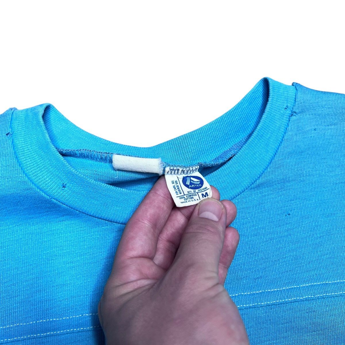 NFL NFL Houston Oilers Ken Burrough Artex Number Graphic Shirt Size US M / EU 48-50 / 2 - 3 Thumbnail