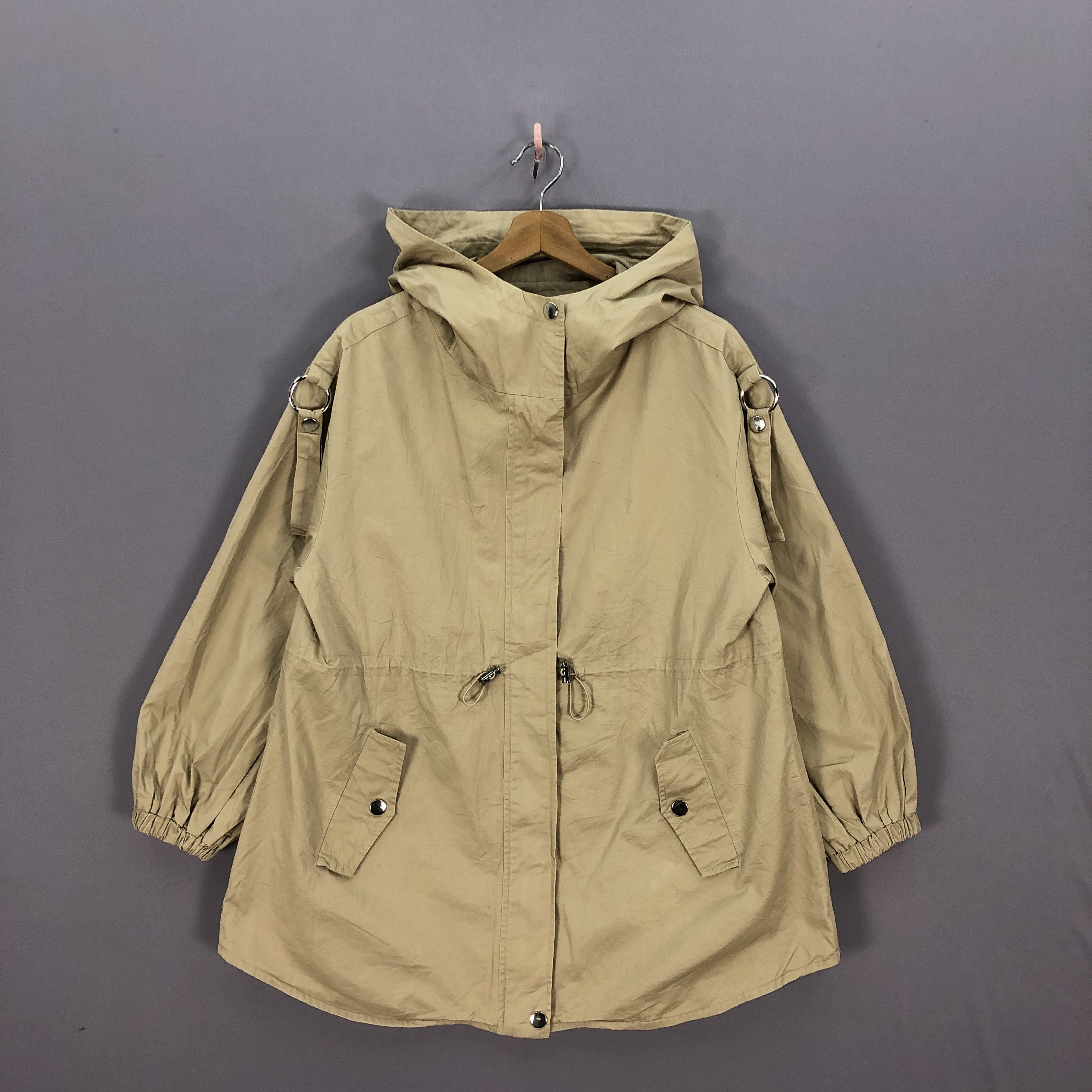 If Six Was Nine × Japanese Brand × Vintage Vintage Amiuu Wink Hoodie Windbreaker Parka Mod Jacket Size US M / EU 48-50 / 2 - 1 Thumbnail