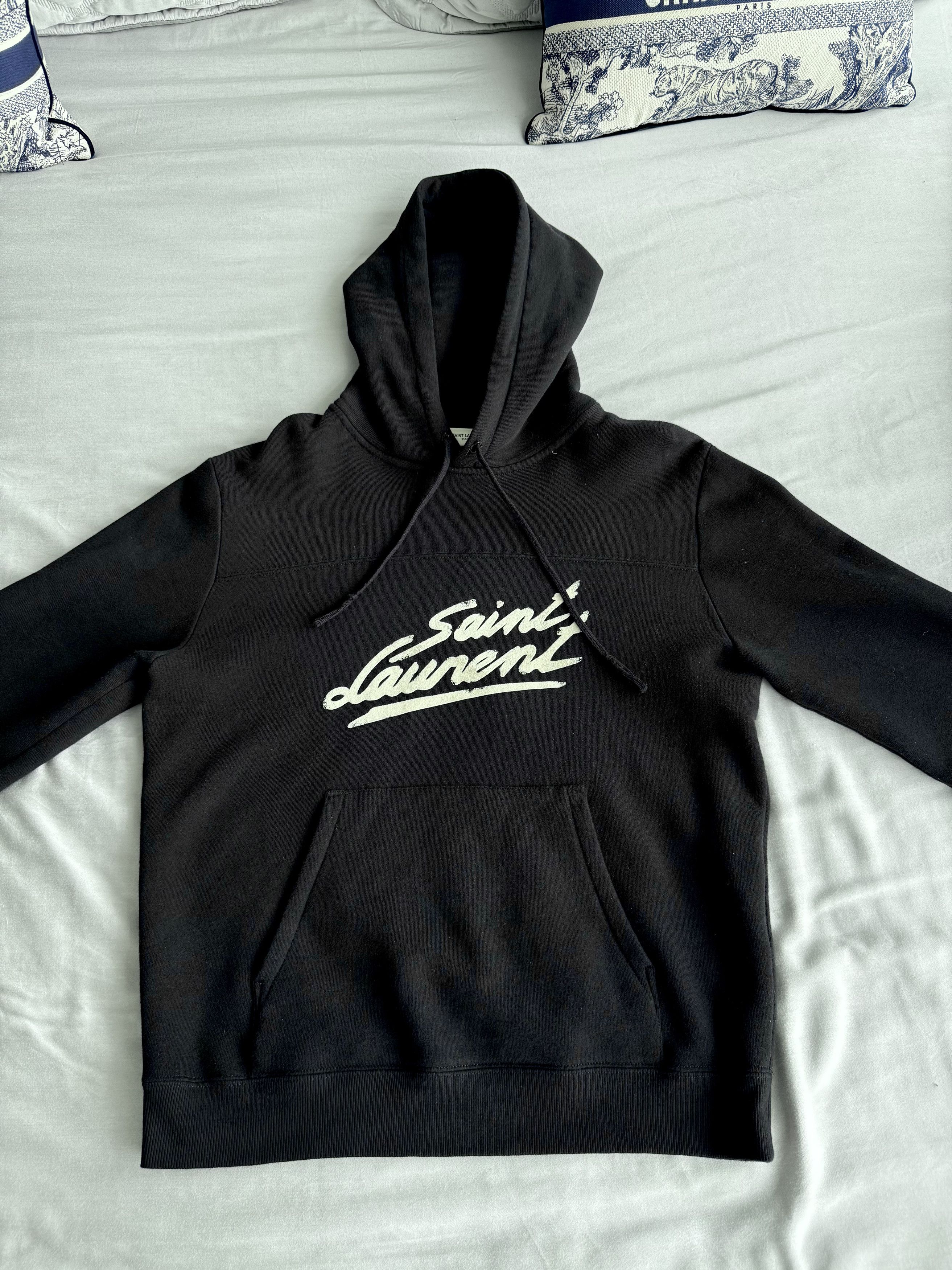 ★韓国の人気★【SAINT LAURENT】★50S SIGNATURE HOODI.E★ ☆韓国の人気☆【SAINT LAURENT】☆50S SIGNATURE HOODI.E