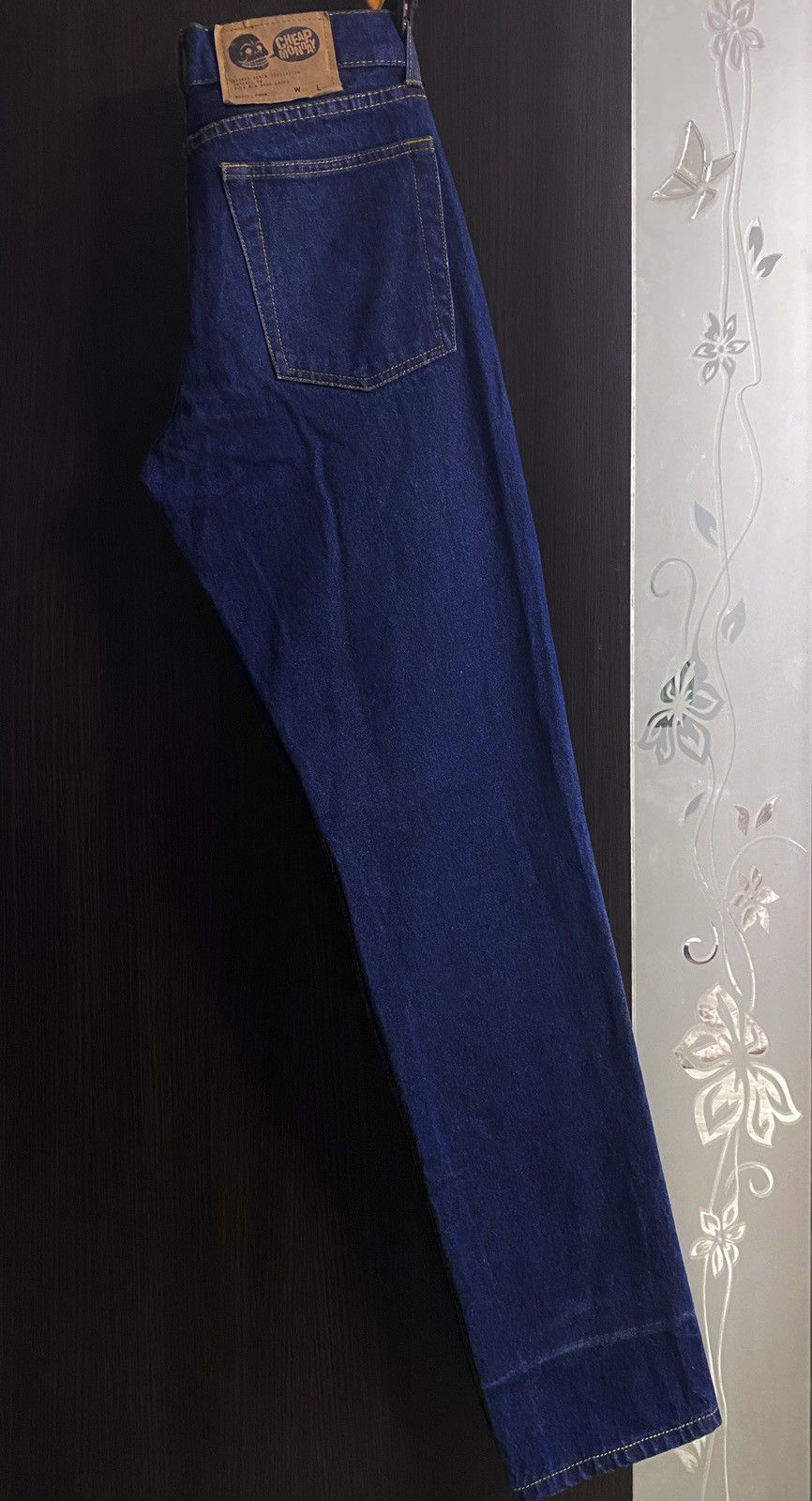 Cheap Monday Cheap Monday Four Rinse Wash Cotton Navy Jeans Thick Denim Size 29" - 2 Thumbnail