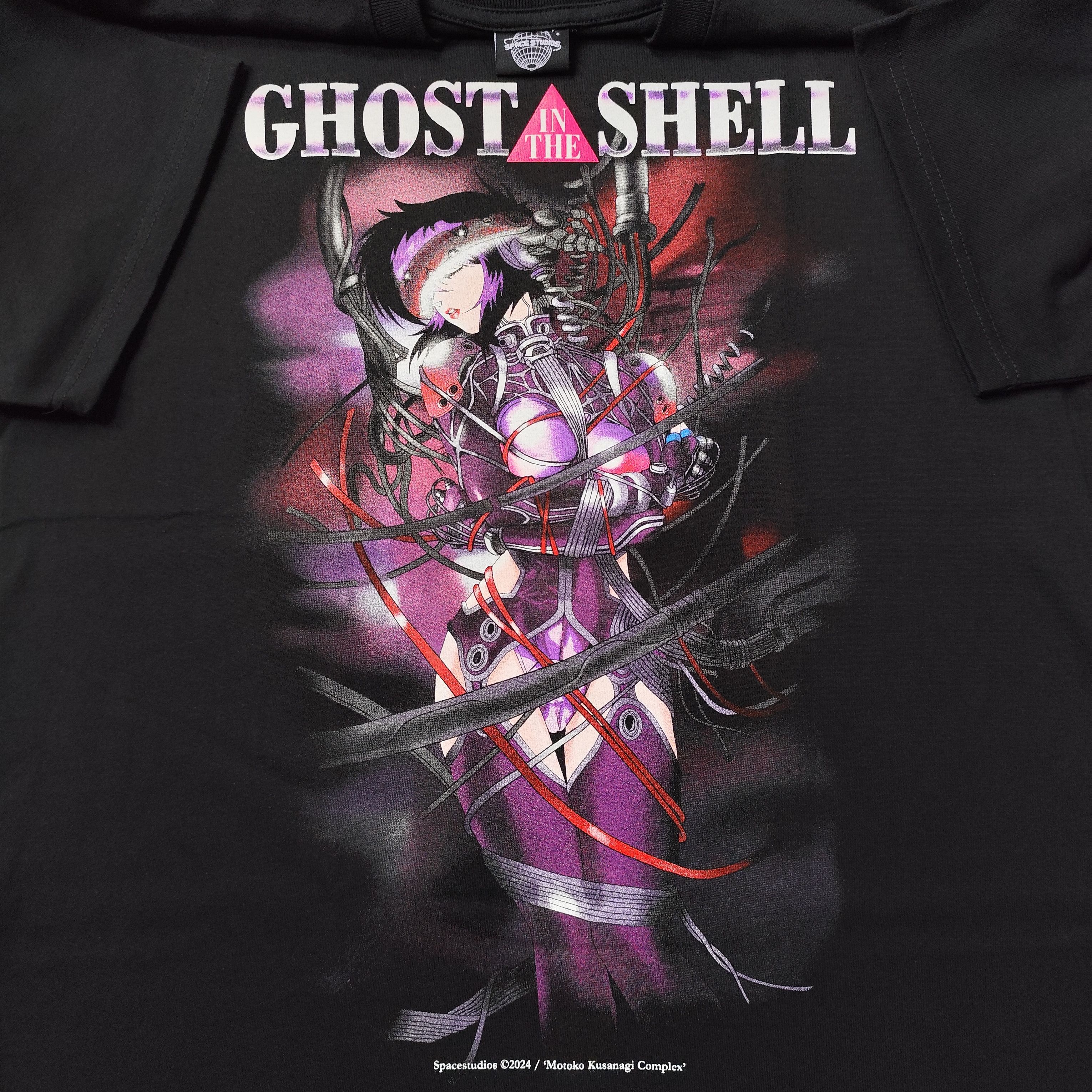 Anime × Vintage Rare Ghost In The Shell Anime Tee Japanese Manga Motoko Size US XL / EU 56 / 4 - 1 Thumbnail