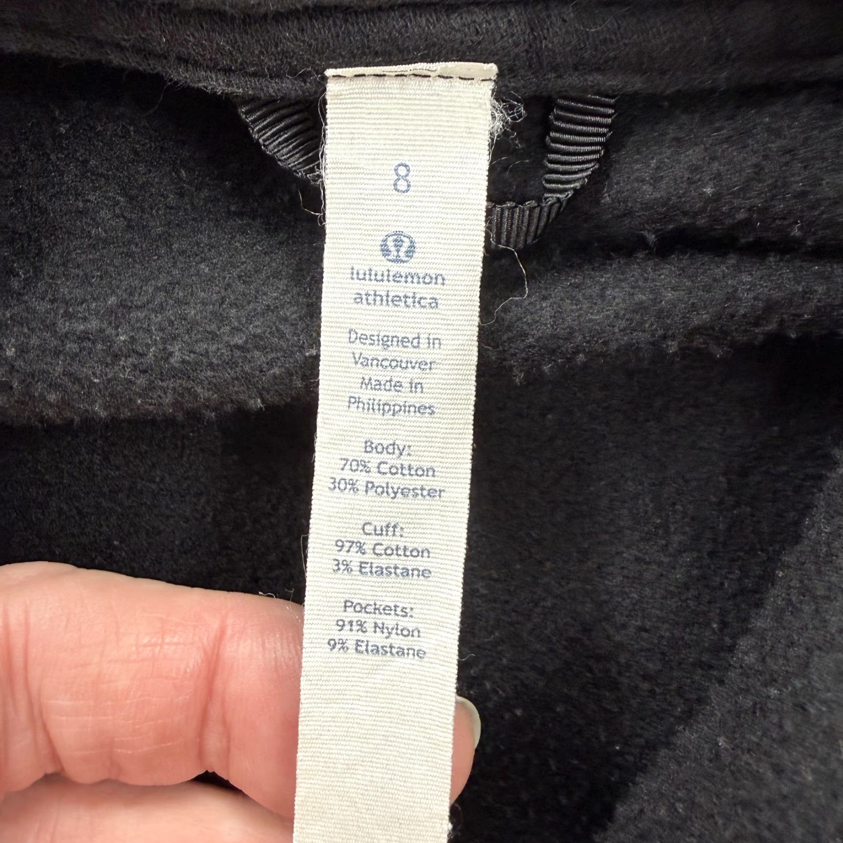 Lululemon Lululemon Scuba Hoodie Womens 8 Black Full Zip Fleece High Neck Sweatshirt Size M / US 6-8 / IT 42-44 - 3 Thumbnail