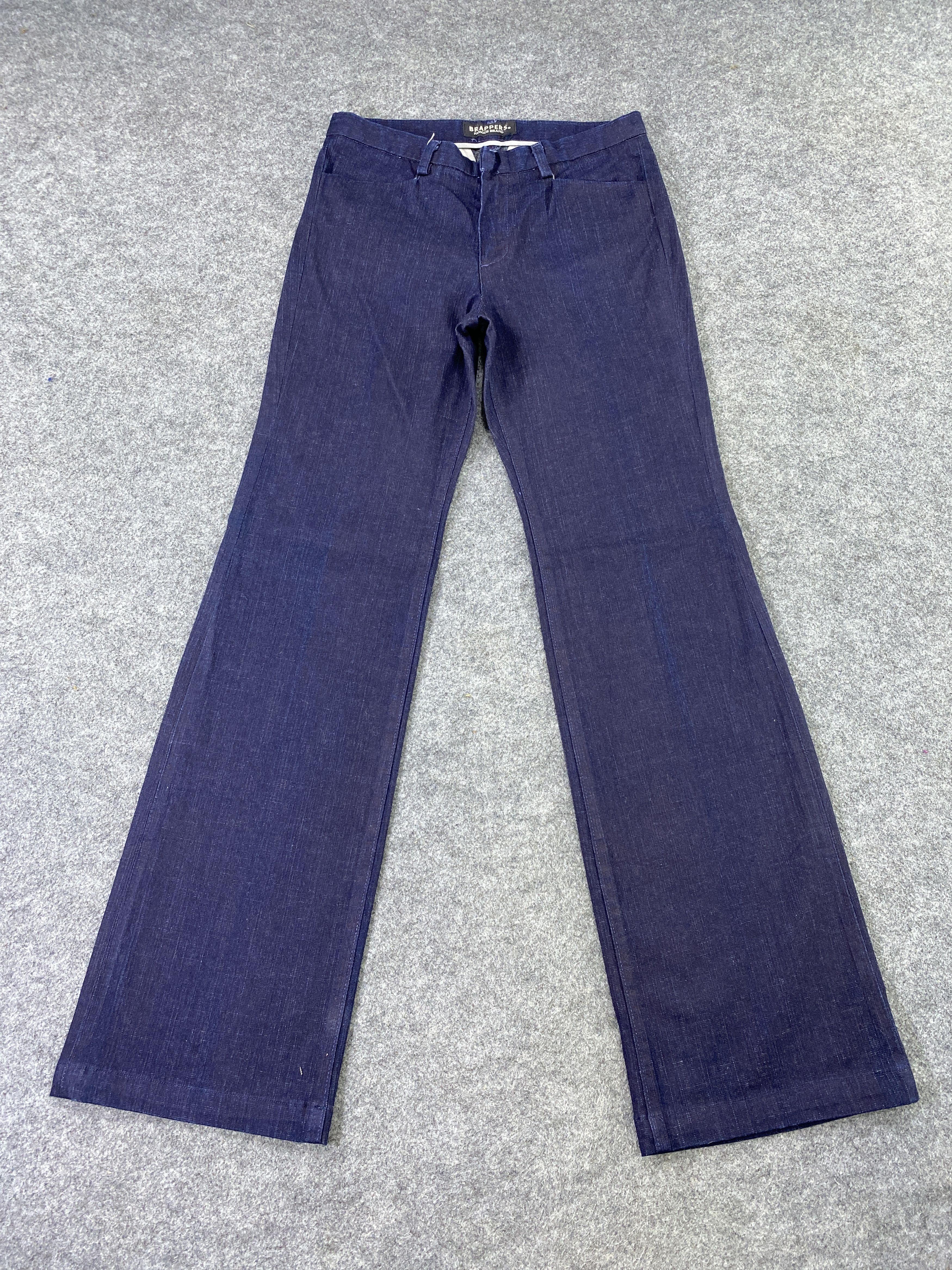 Japanese Brand Brappers Japanese Brand Flare Denim - J1140 Size 27" / US 4 / IT 40 - 2 Thumbnail