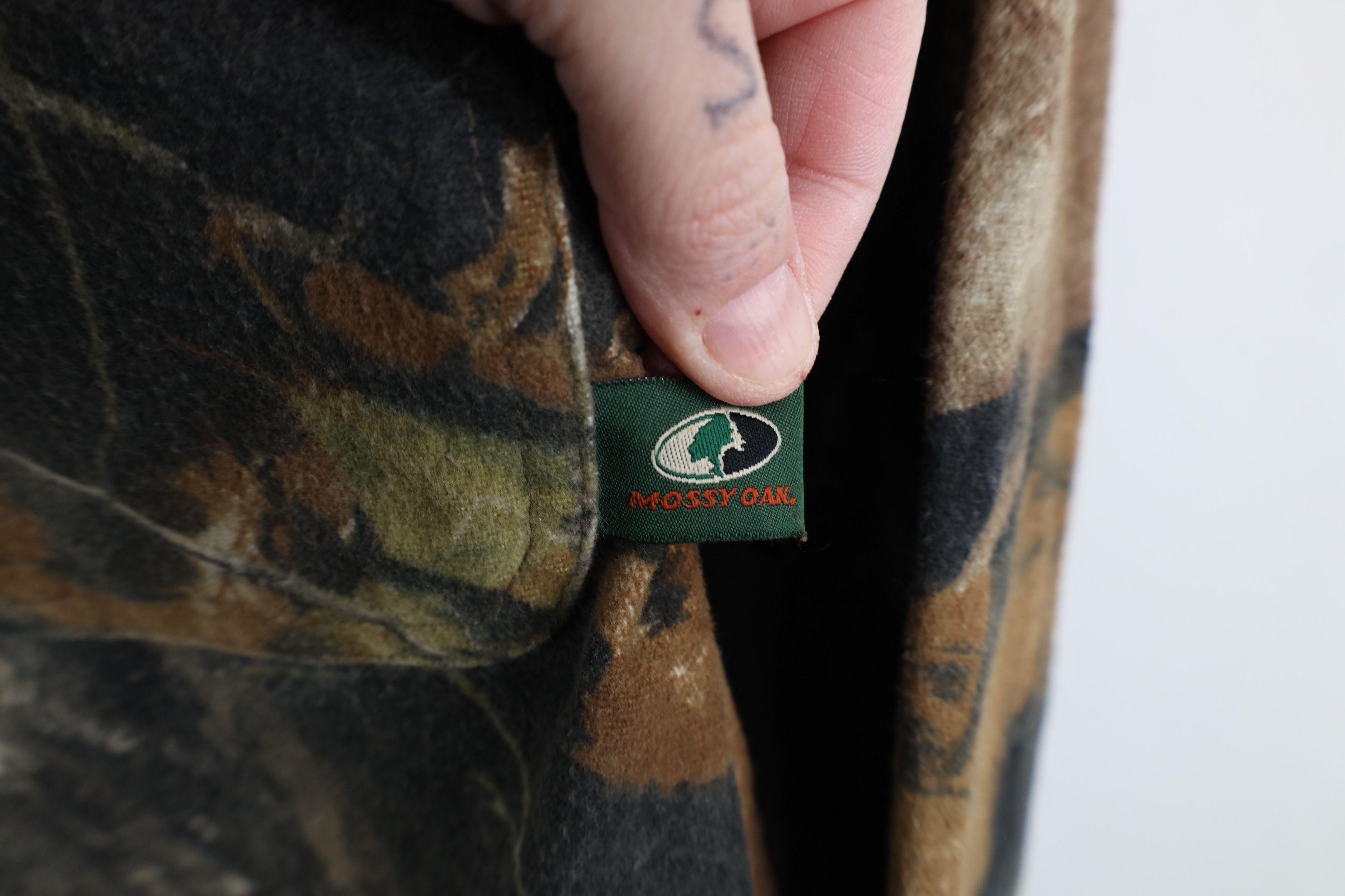 Vintage Vintage Mossy Oak Camouflage Chamois Cloth Button Shirt Size US XL / EU 56 / 4 - 5 Thumbnail