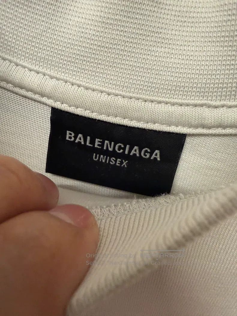 Balenciaga Balenciaga Printed Logo Short Sleeve T-Shirt Size US XXS / EU 40 - 5 Thumbnail