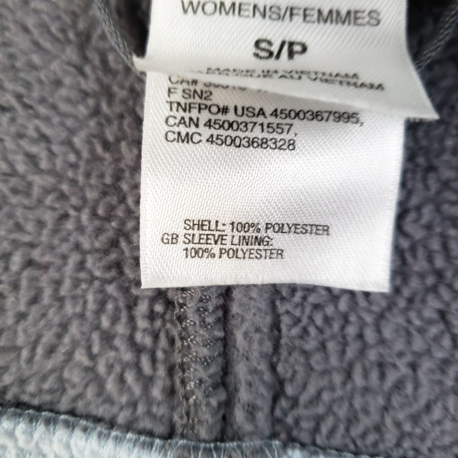 The North Face The North Face Jacket Women S Blue Gray Fleece Full Zip Pockets Hiking Mock Neck Size S / US 4 / IT 40 - 7 Thumbnail