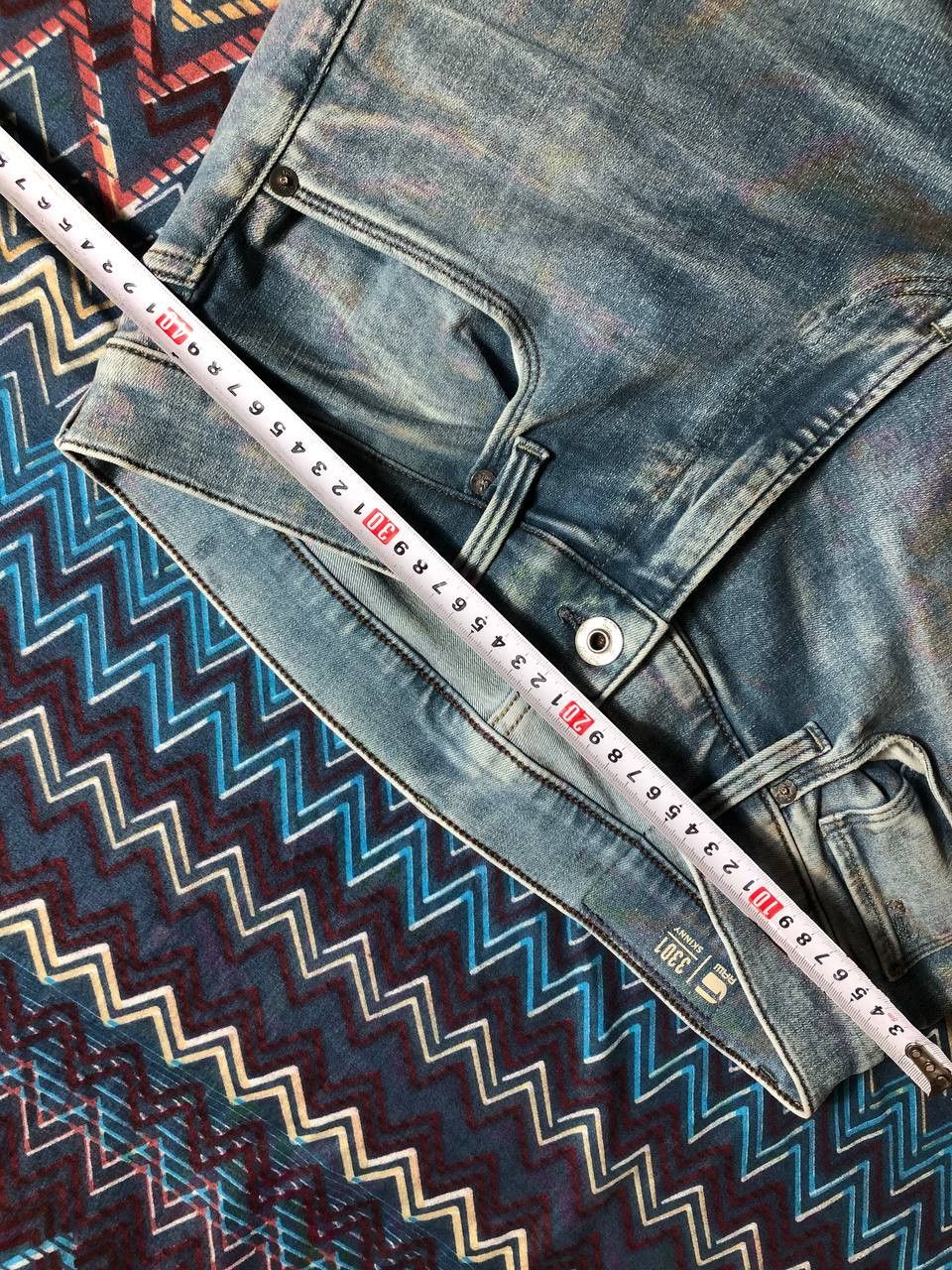G-Star × Japanese Brand Crazy Crash Dirty Baggy Faded Jean Japan Avant Garde Style Size US 32 / EU 48 - 17 Thumbnail