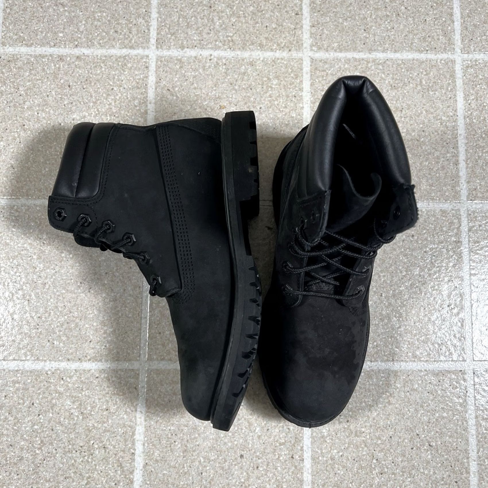 Timberland TIMBERLAND Boots Snow Boot Waterproof Nubuck Black 7 Women Size US 7 / IT 37 - 3 Thumbnail