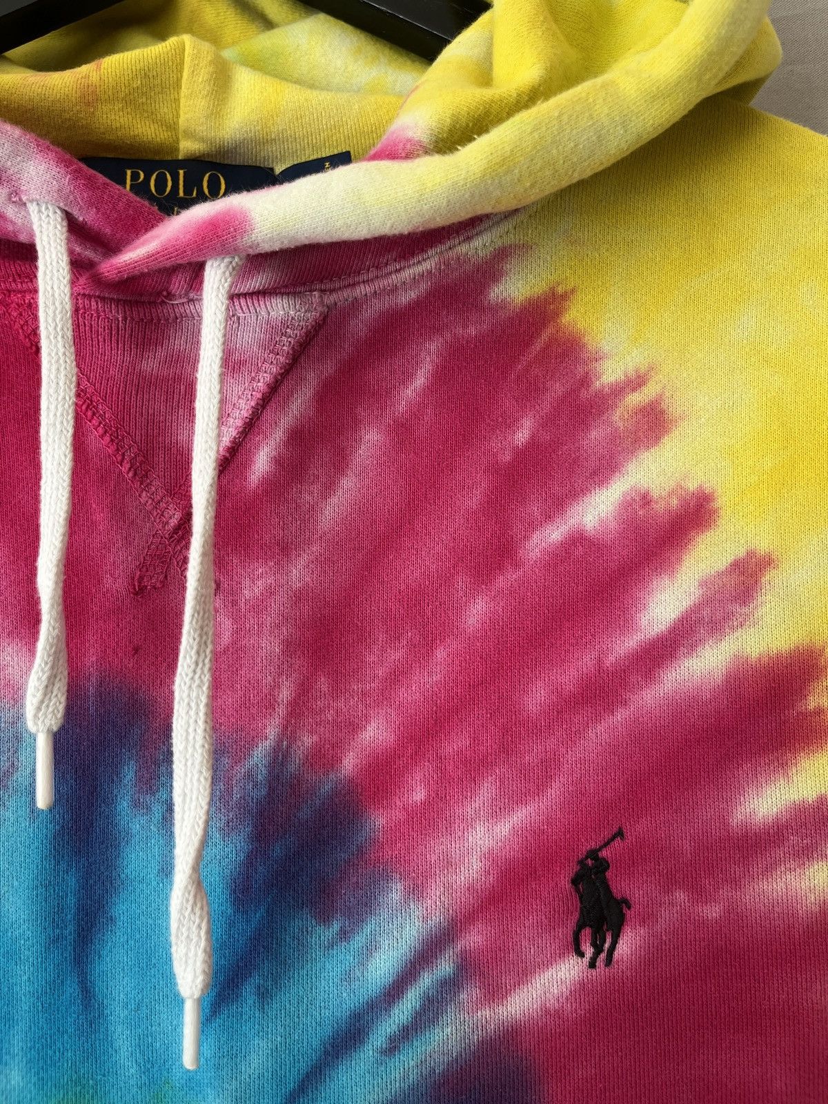 Polo Ralph Lauren Polo Ralph Lauren Tie Dye Acid Multicolour Hoodie Size US M / EU 48-50 / 2 - 4 Thumbnail