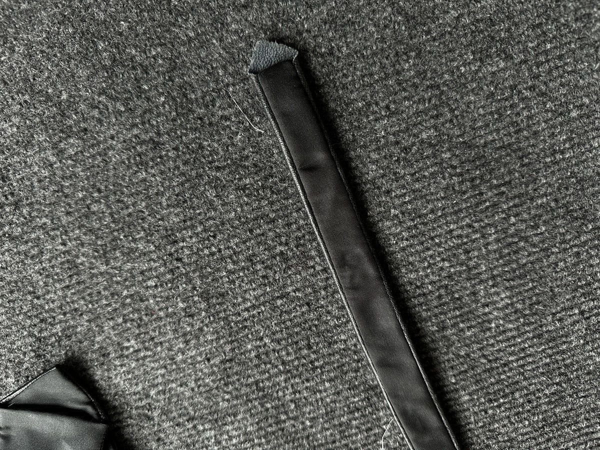 Other 🚨 LEATHER BLACK ITALY TIE LUXURY VNTG RARE OLD MONEY Size ONE SIZE - 15 Thumbnail