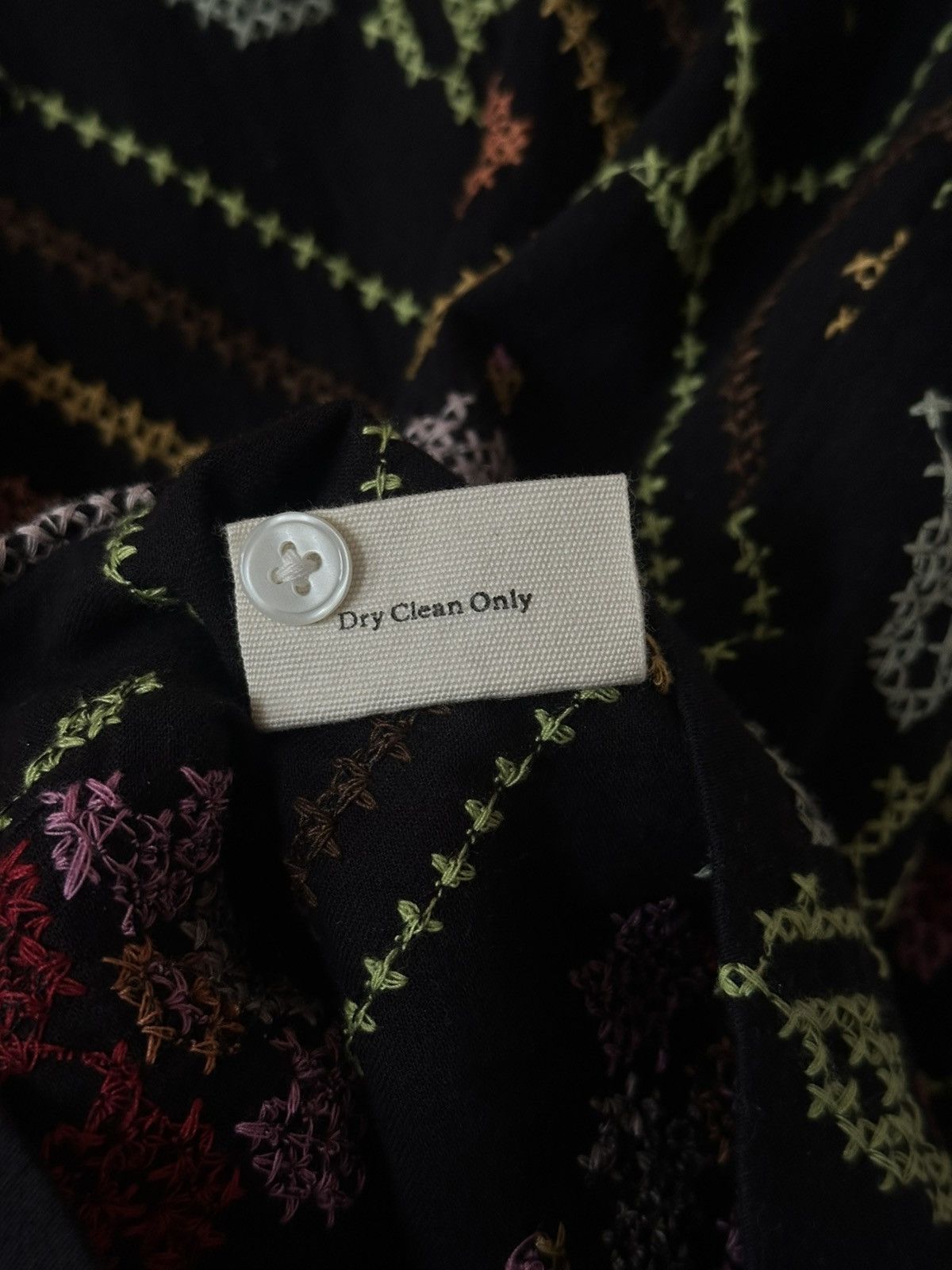Bode Bode - Needlepoint Begonia Long Sleeve Shirt - NWT Size US L / EU 52-54 / 3 - 5 Thumbnail