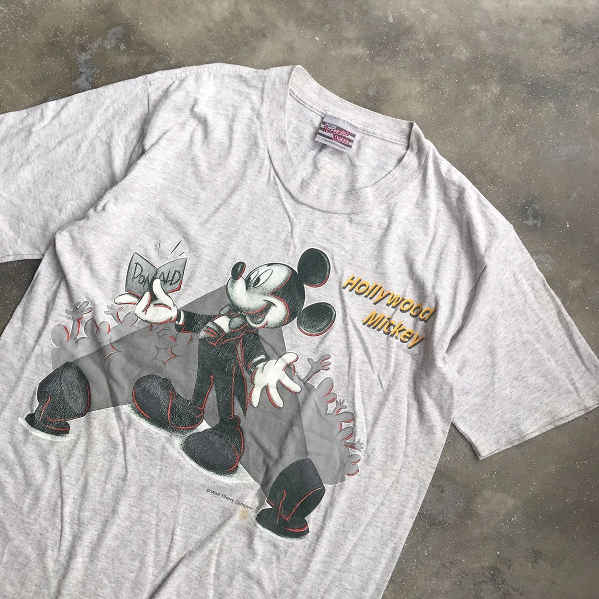 Disney × Mickey Mouse × Vintage T-Shirt Vintage Hollywood Mickey Size US L / EU 52-54 / 3 - 1 Thumbnail