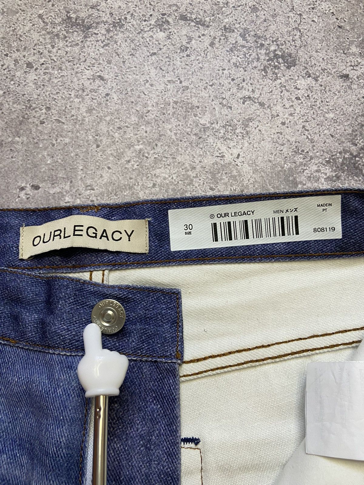 Our Legacy Our Legacy Third Cut Digital Print Denim Jeans Size US 30 / EU 46 - 6 Thumbnail
