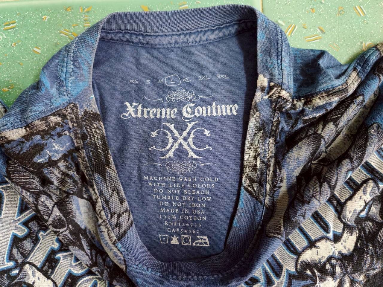 Other Xtreme Couture 00's USA Vintage T Shirt 20.5/31 Overprint Size US M / EU 48-50 / 2 - 5 Thumbnail