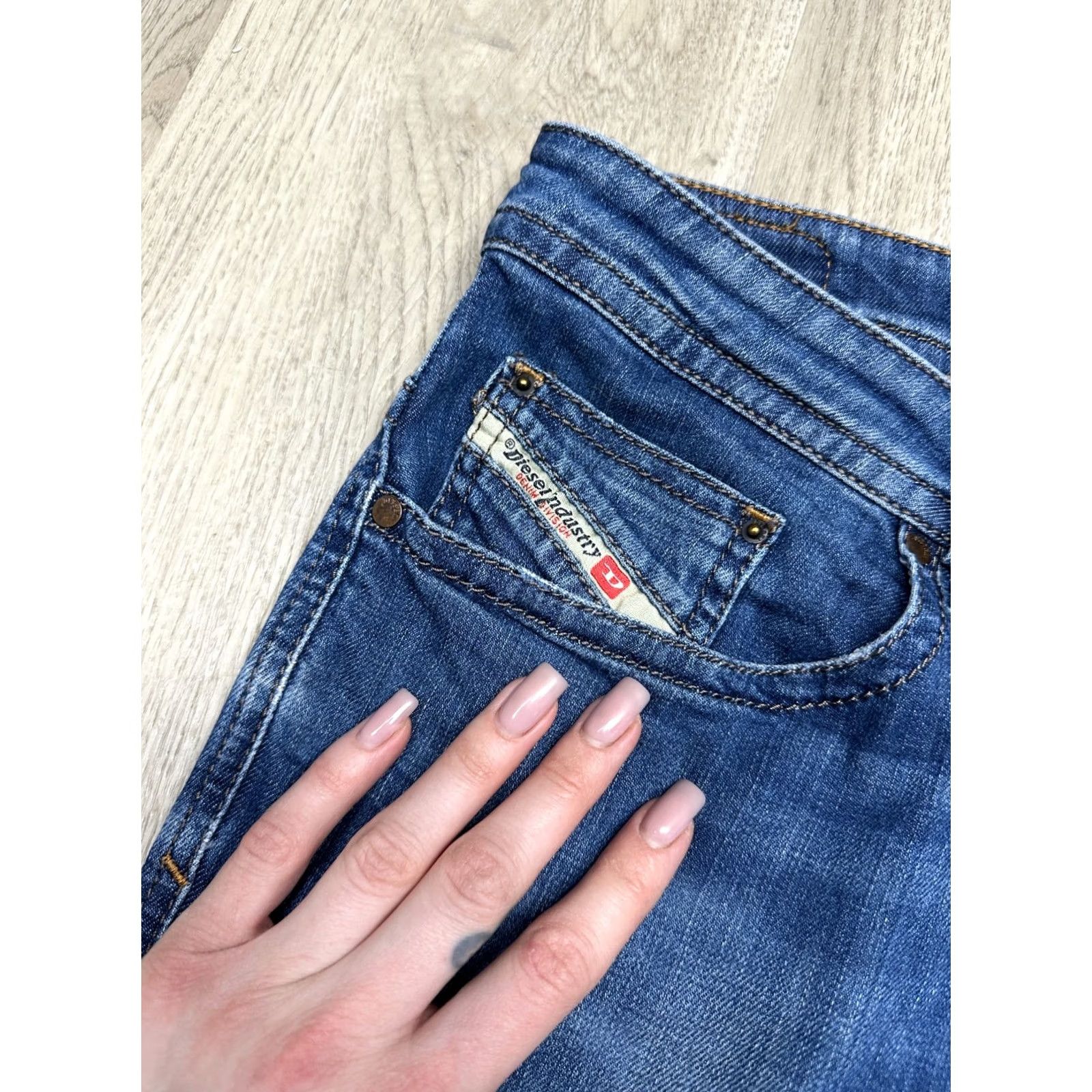 Diesel Diesel Thavar Jeans Pants Denim Slim Regular 36 Mens Blue Cotton 34in Inseam 89cm 116cm 48cm Waist Band Boys? Size US 36 / EU 52 - 4 Thumbnail