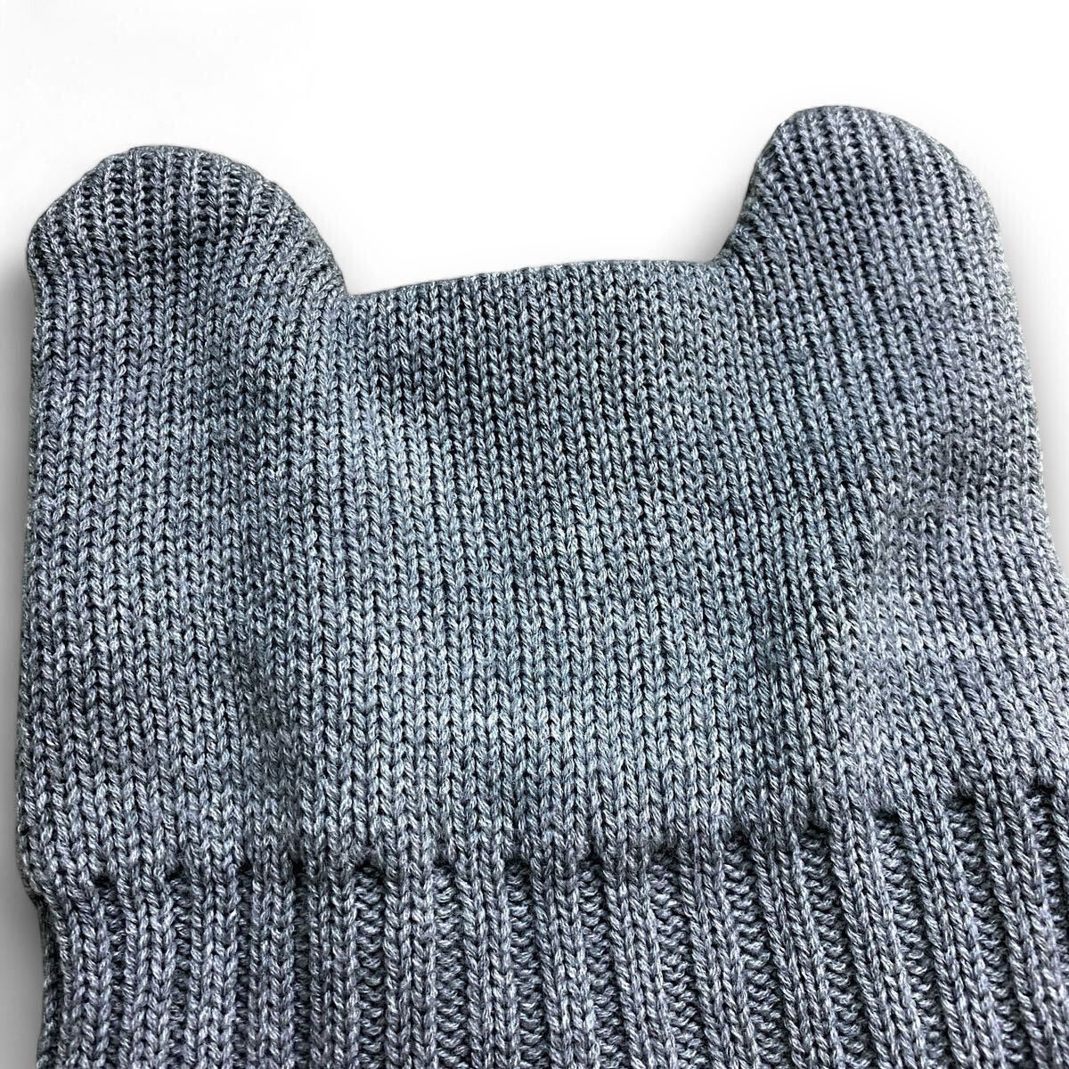 Ne-Net Ne-net Issey Miyake Grey Ear Beanie One Size Size ONE SIZE - 5 Thumbnail