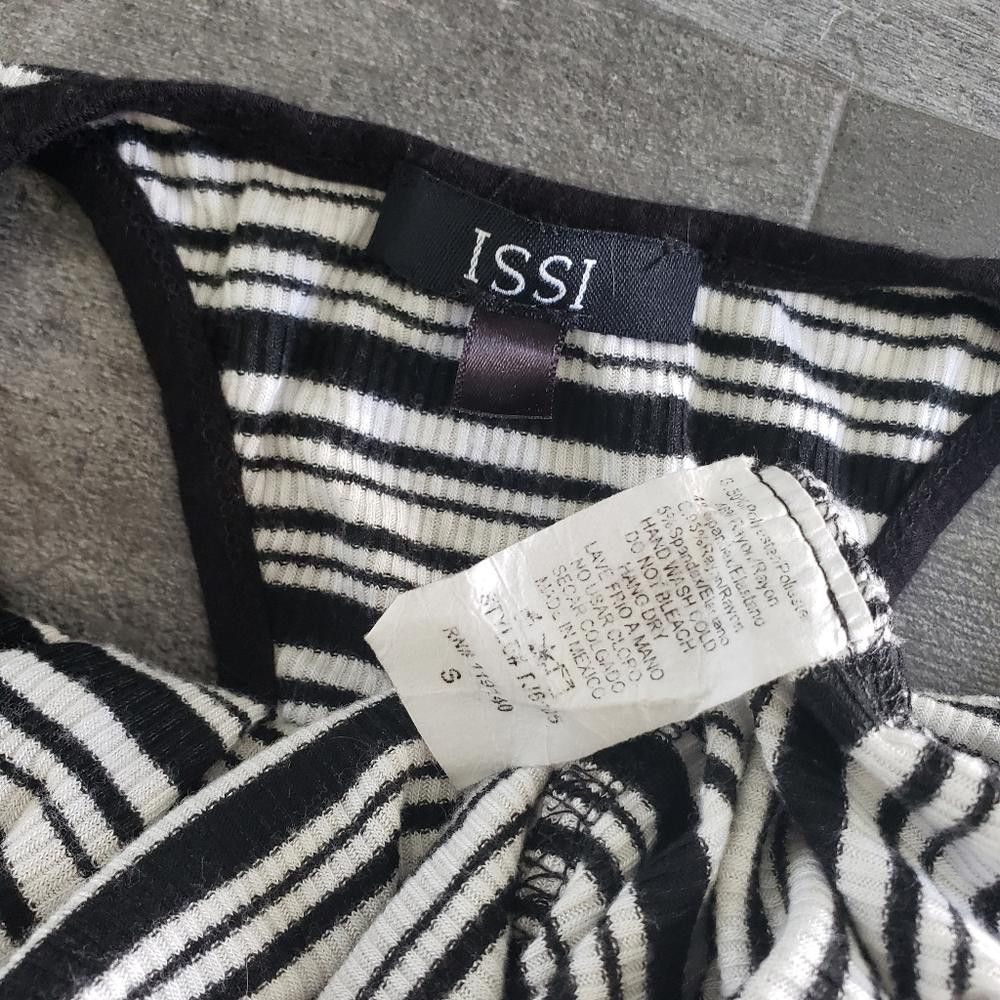 Issey Miyake Black White Striped ISSI Long Tank Size S / US 4 / IT 40 - 3 Thumbnail