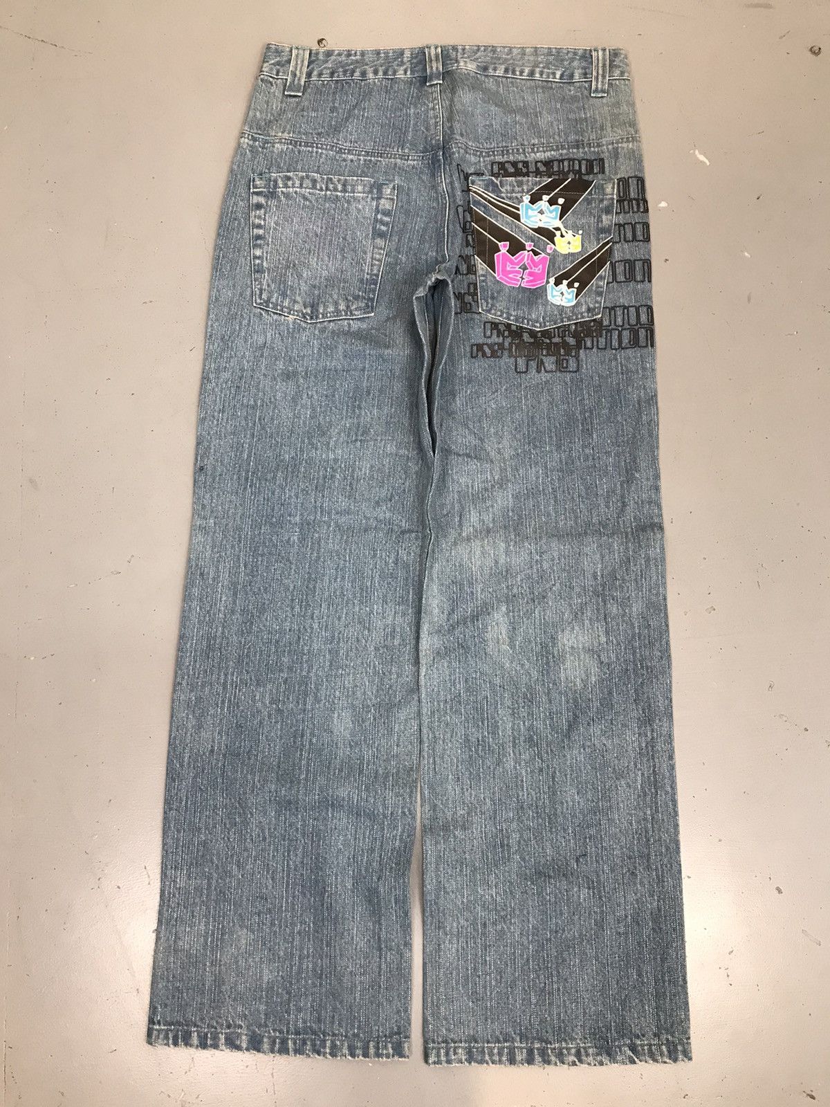 JNCO × Vintage Vintage pnb printed denim Size US 35 - 1 Thumbnail