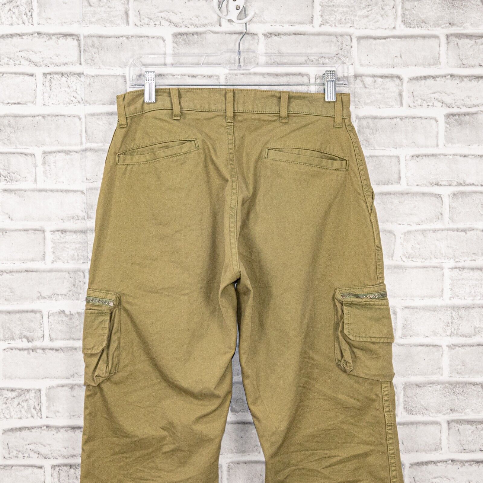 Cherry LA CHERRY LA Men's Utility Cargo Pants in Thyme Khaki beige Size US 28 / EU 44 - 6 Thumbnail