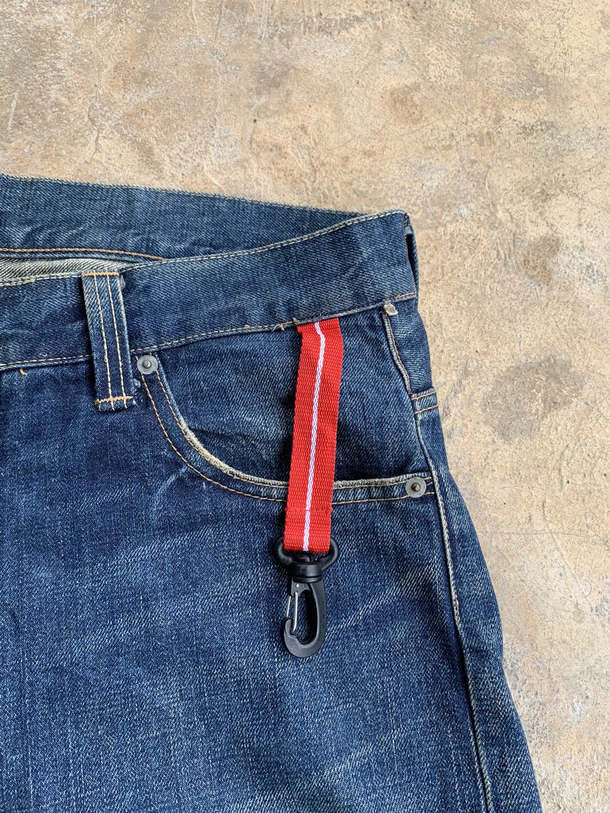 Japanese Brand × WHIZ LIMITED Whiz Limited Redline Selvedge distressed denim Size US 36 / EU 52 - 9 Thumbnail