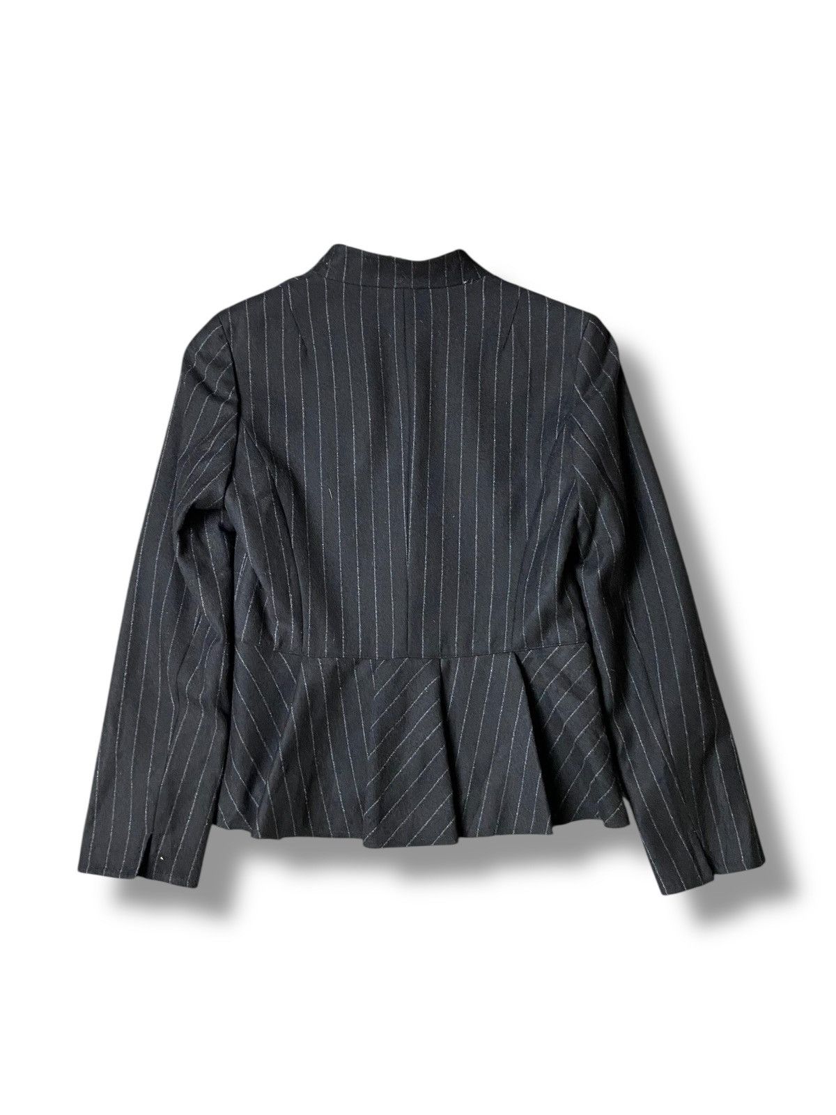 Designer × Japanese Brand × Vintage K.T Kiyoko Takase Stripes Light Coat (125) Size US XXS / EU 40 - 5 Thumbnail